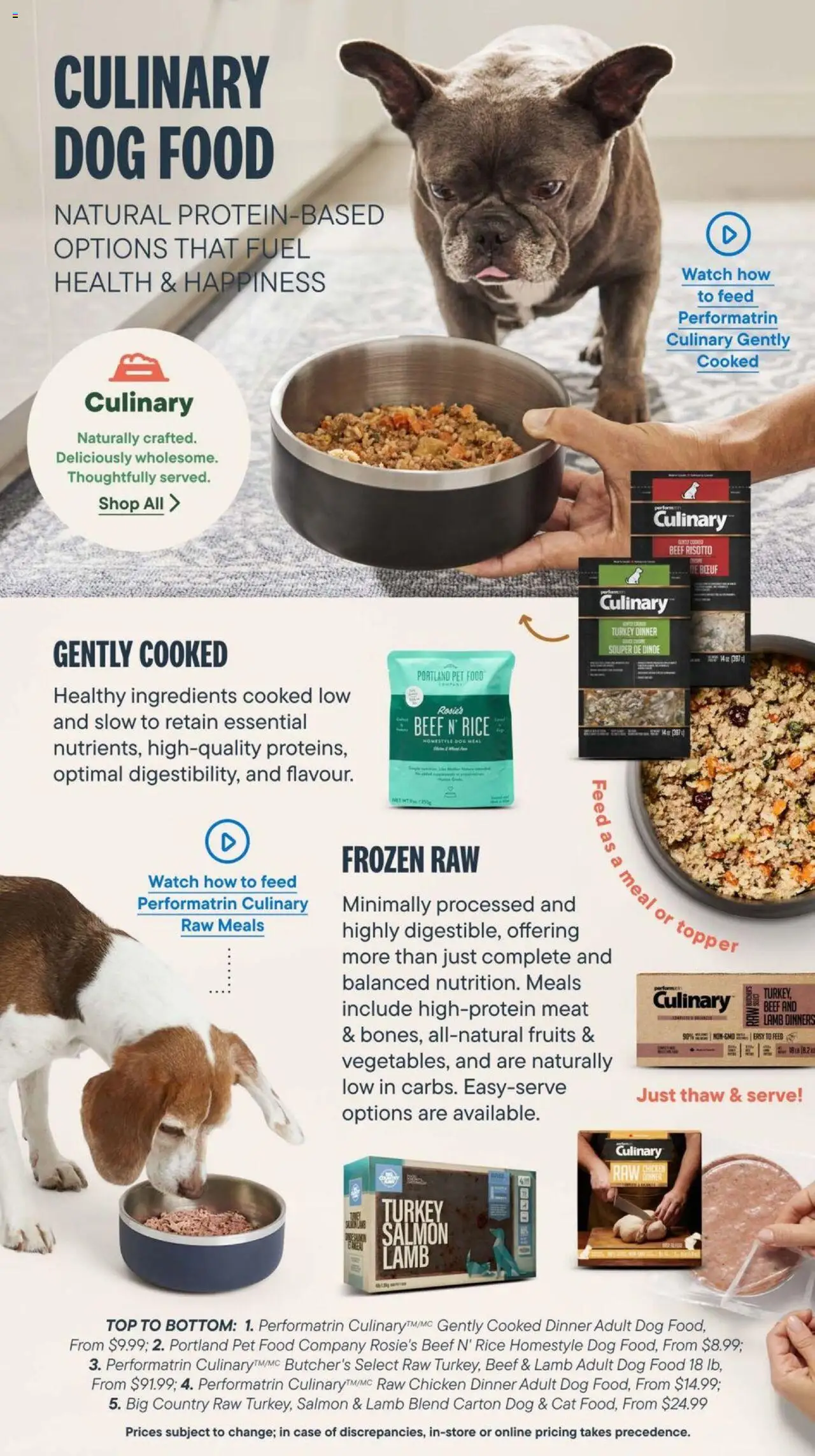 Pet Valu flyer from Devoted Dog Parent Guide