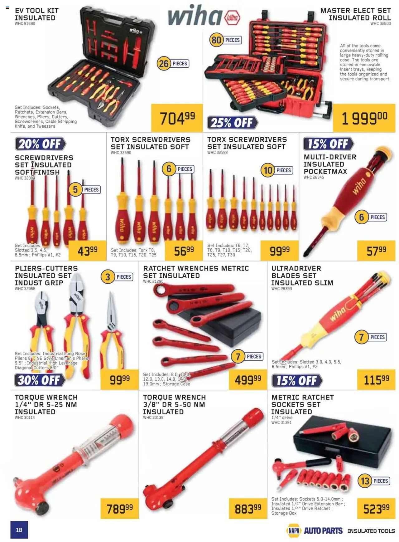 NAPA Auto Parts flyer from Real Deals