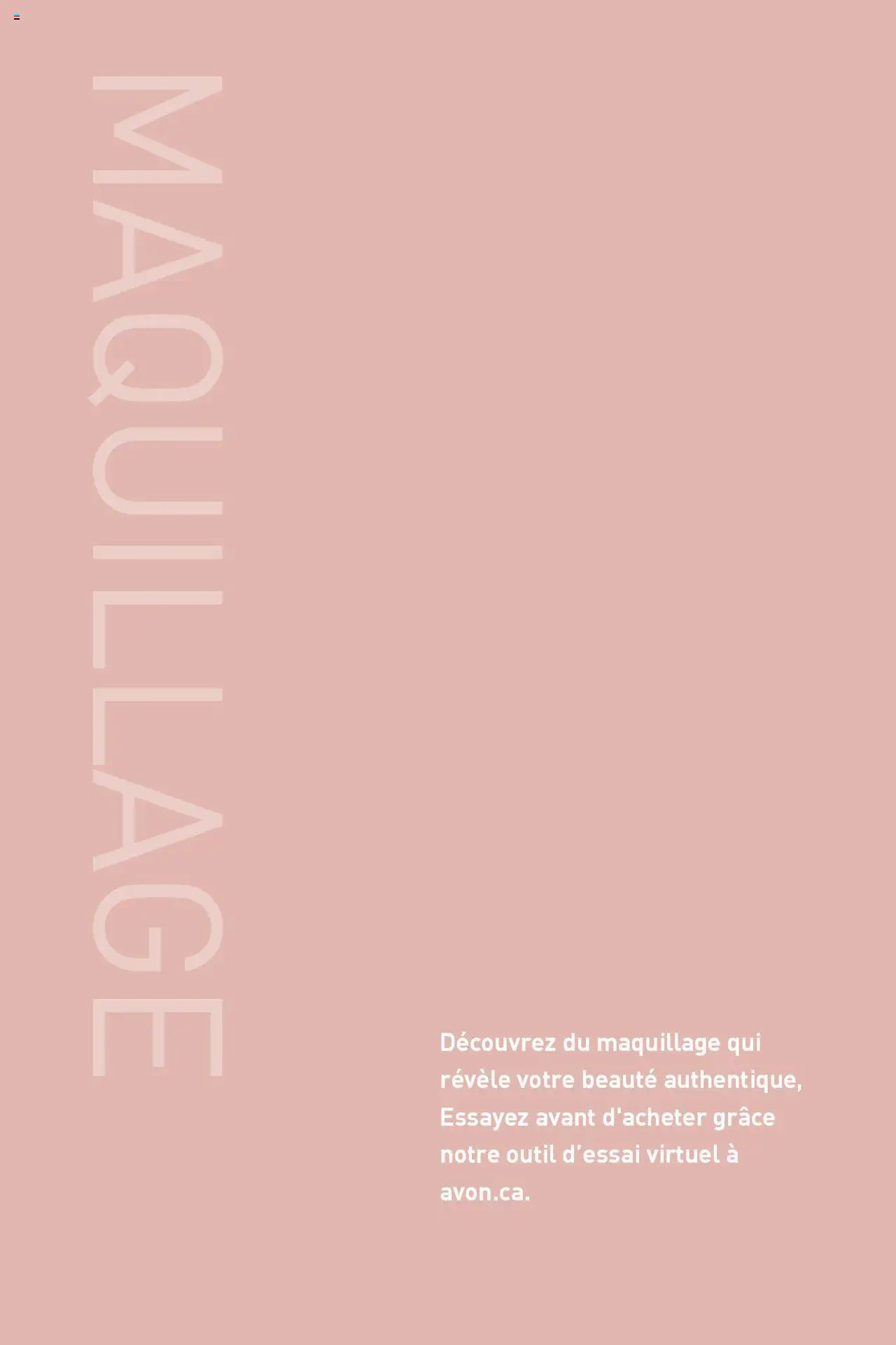 Avon flyer from Brochure Campagne