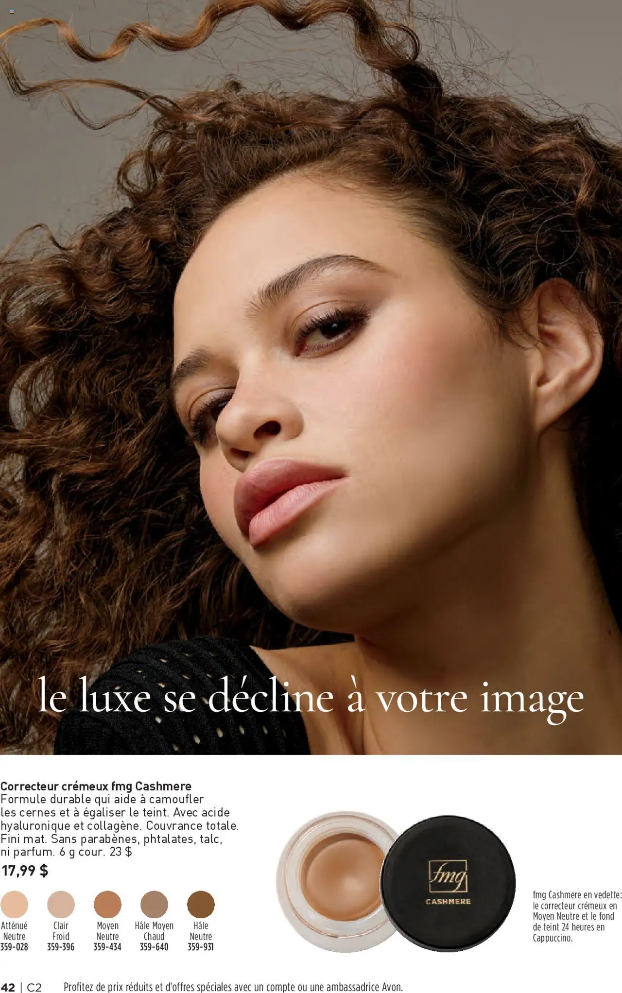 Avon flyer from Brochure Campagne