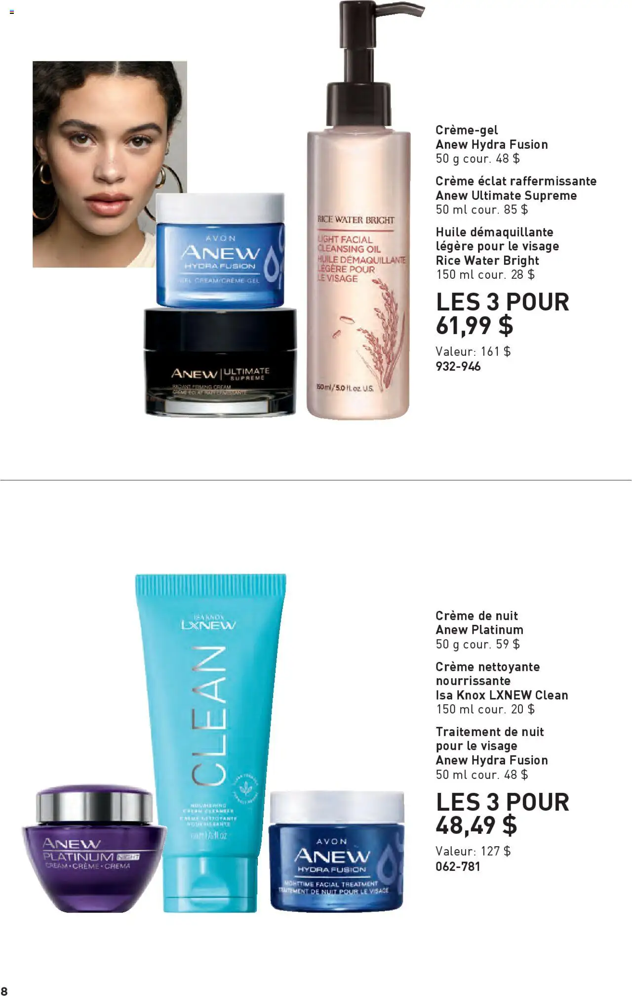 Avon flyer from Imprimé Achats futés Nouvel An éclat!