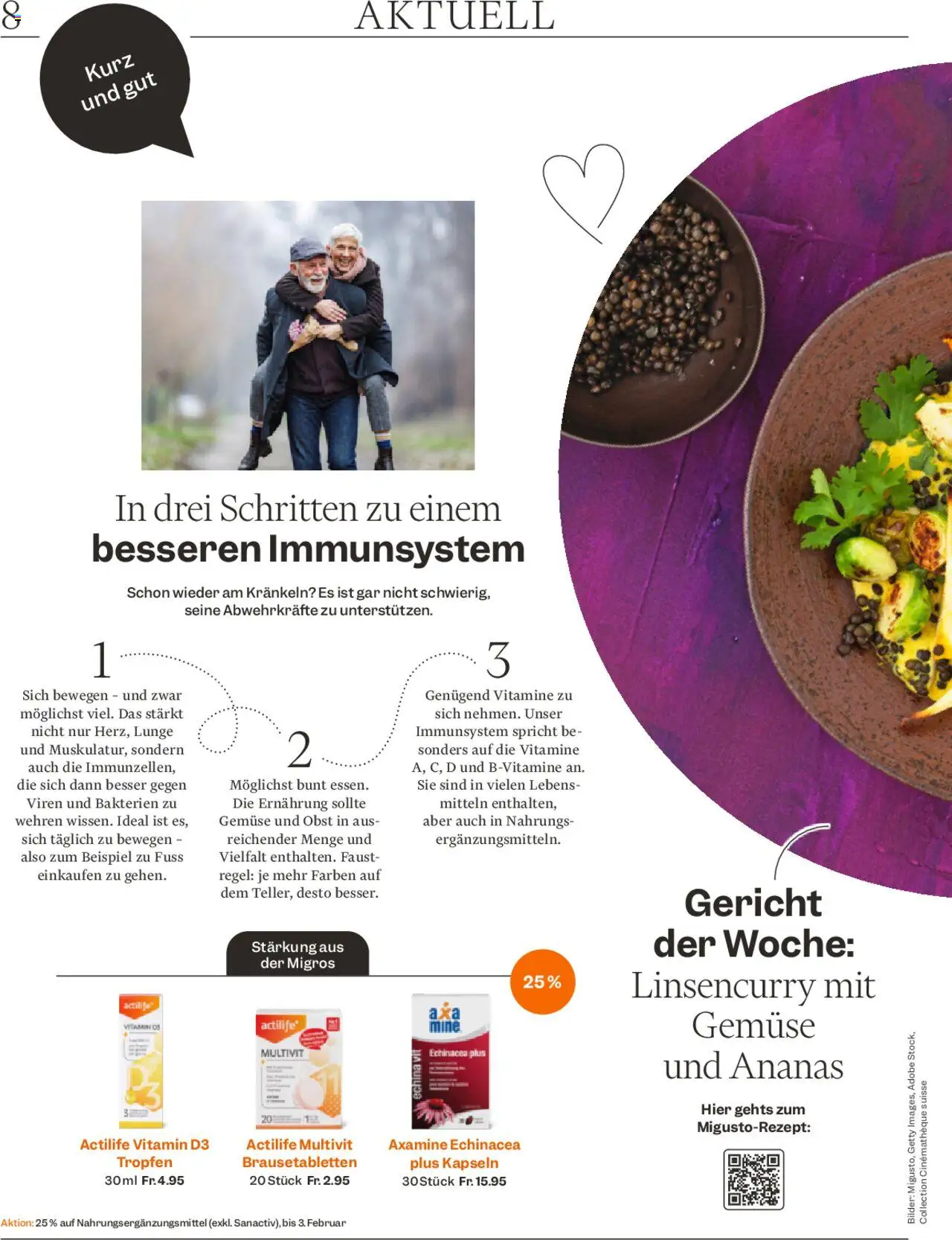 Migros aktion seit 20.01.2025 Magazin
