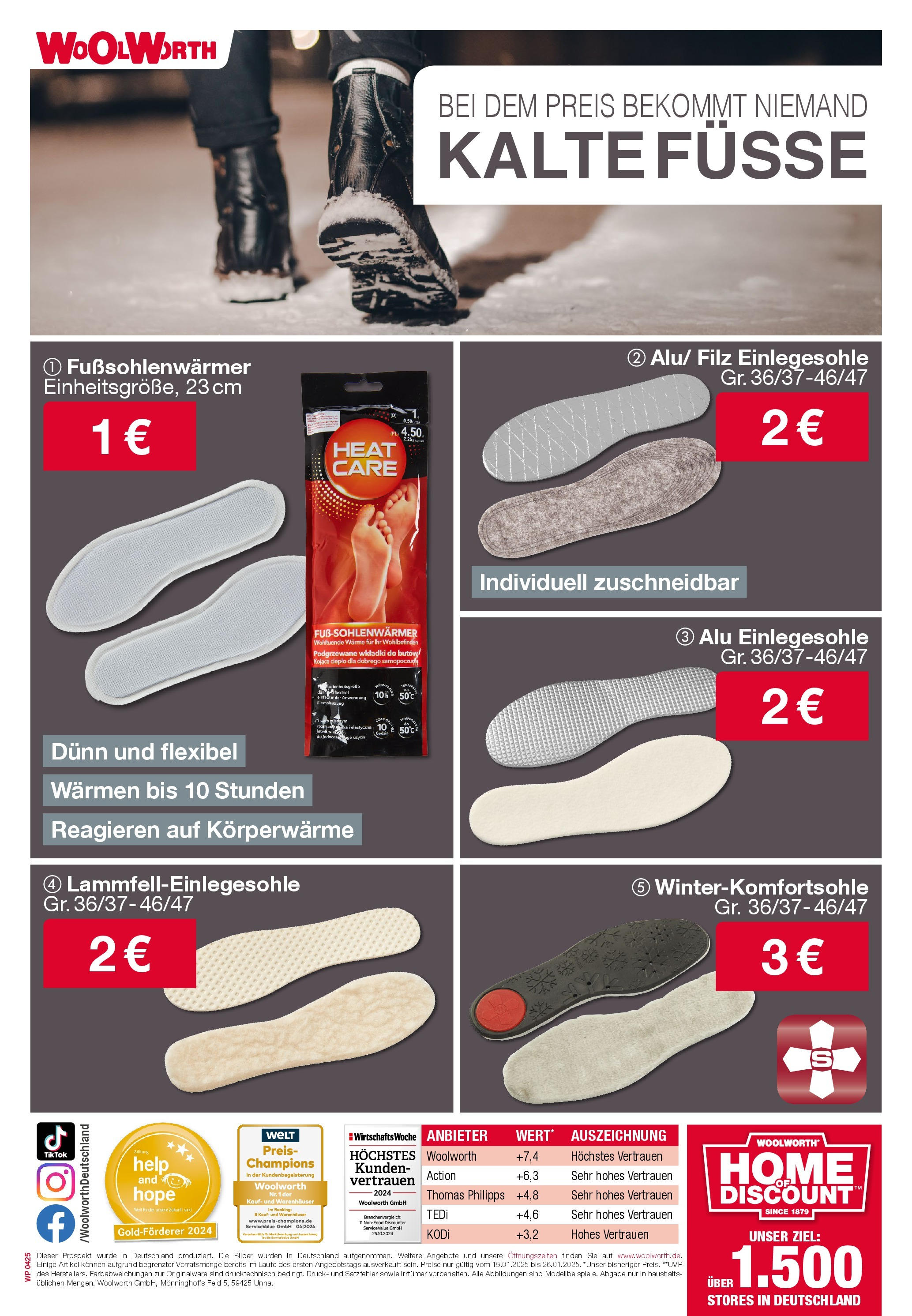 Woolworth prospekt seit 20.01.2025 Oranienburg, Bernauer Straße 18