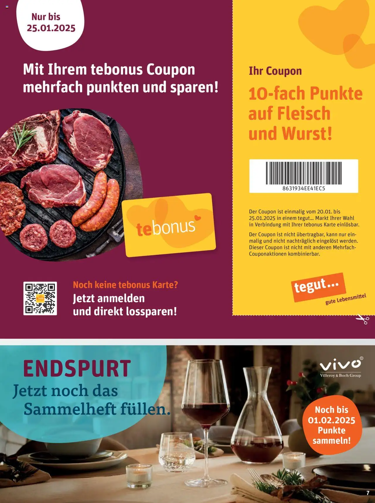 Tegut prospekt seit 20.01.2025 Bayern