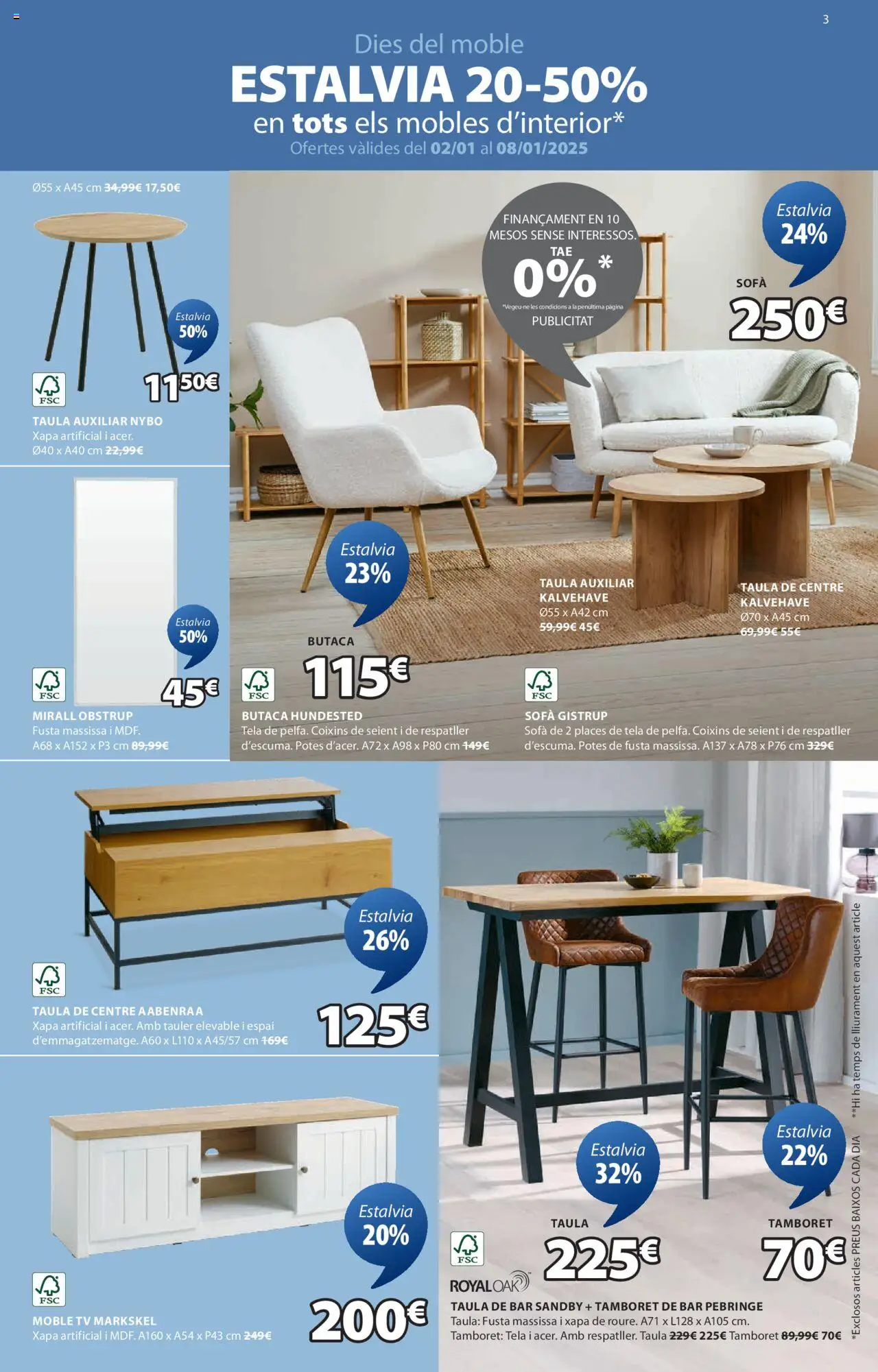 JYSK oferta desde 02/01/2025 Grans ofertes