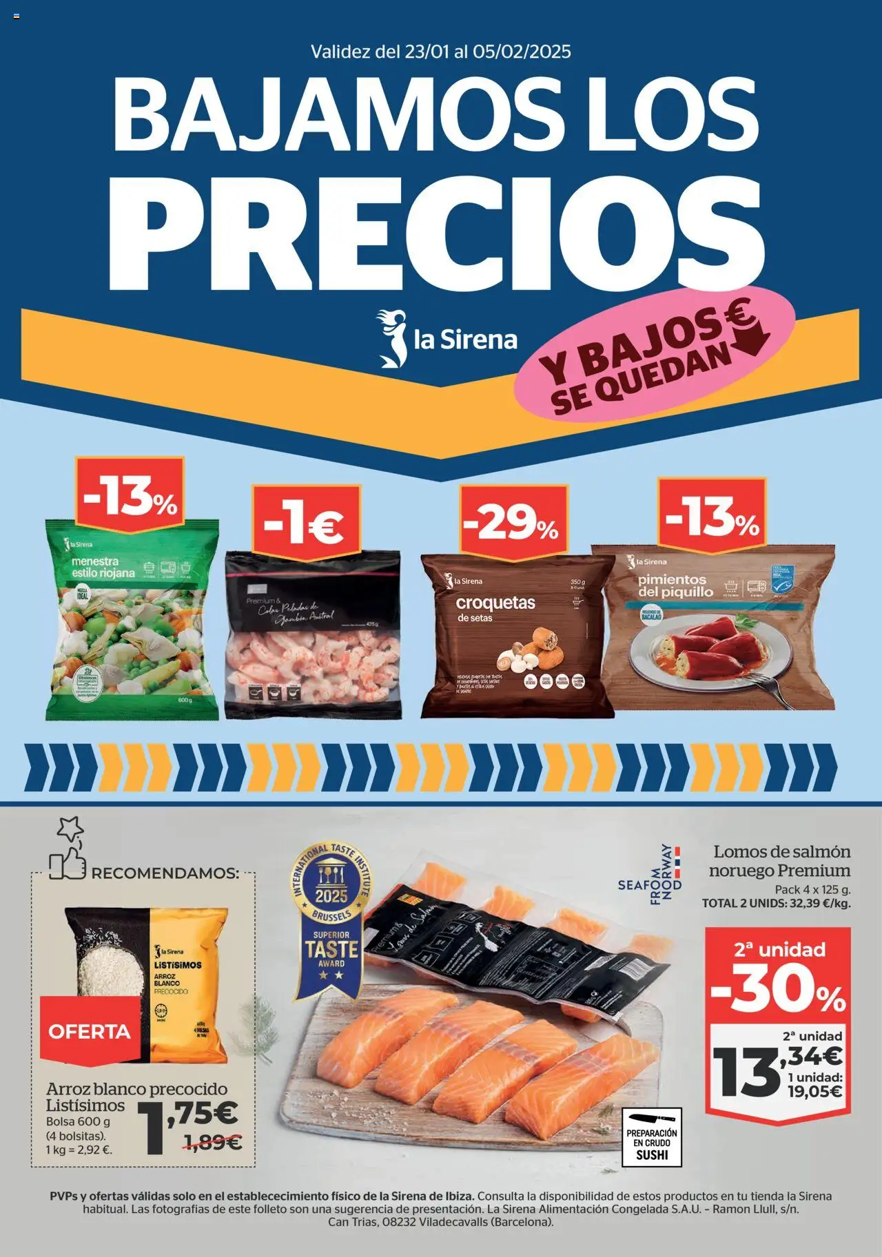 La Sirena oferta desde 23/01/2025 Ibiza