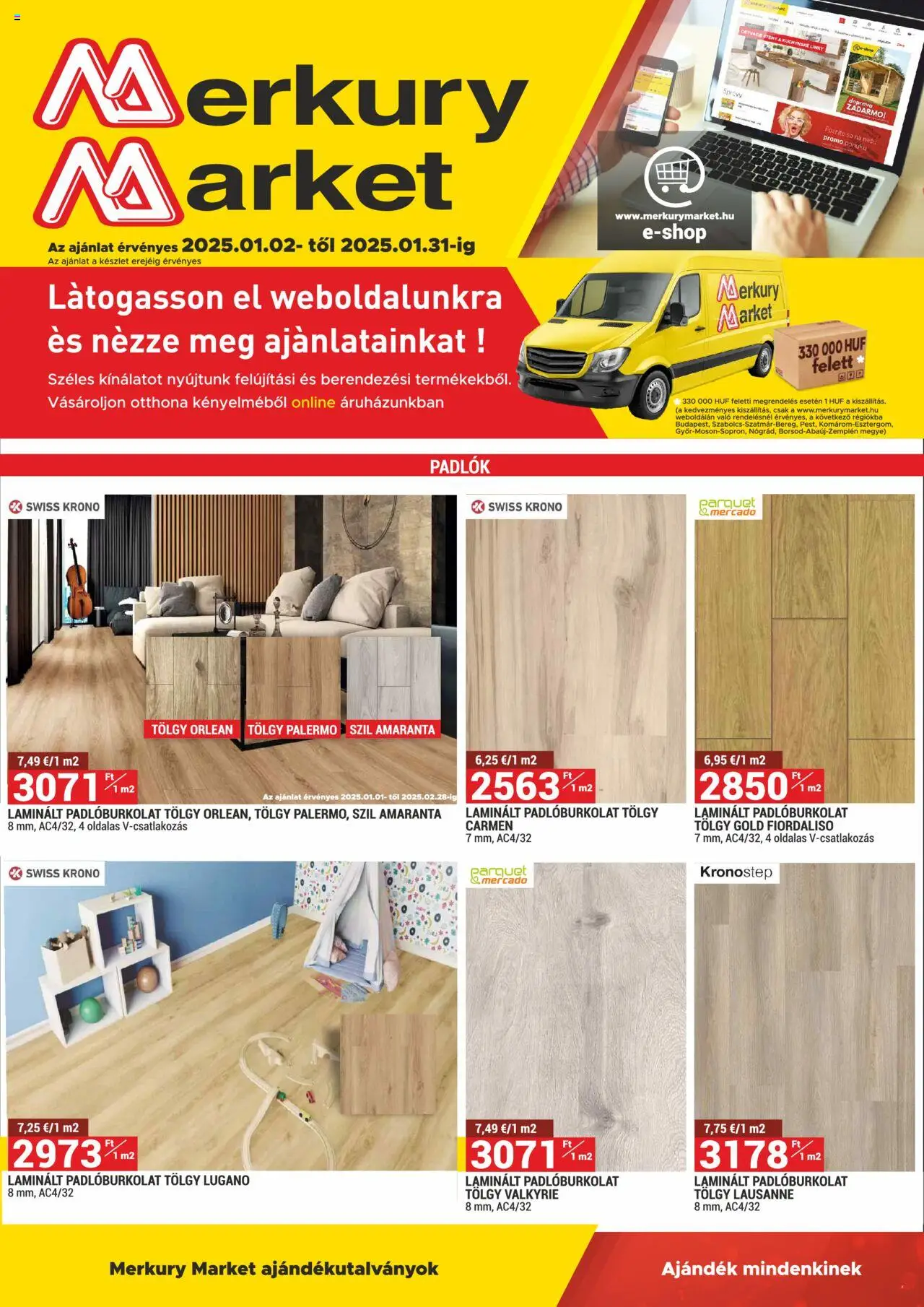 Merkury Market újság 2025.01.02. Akciós újság Merkury Market