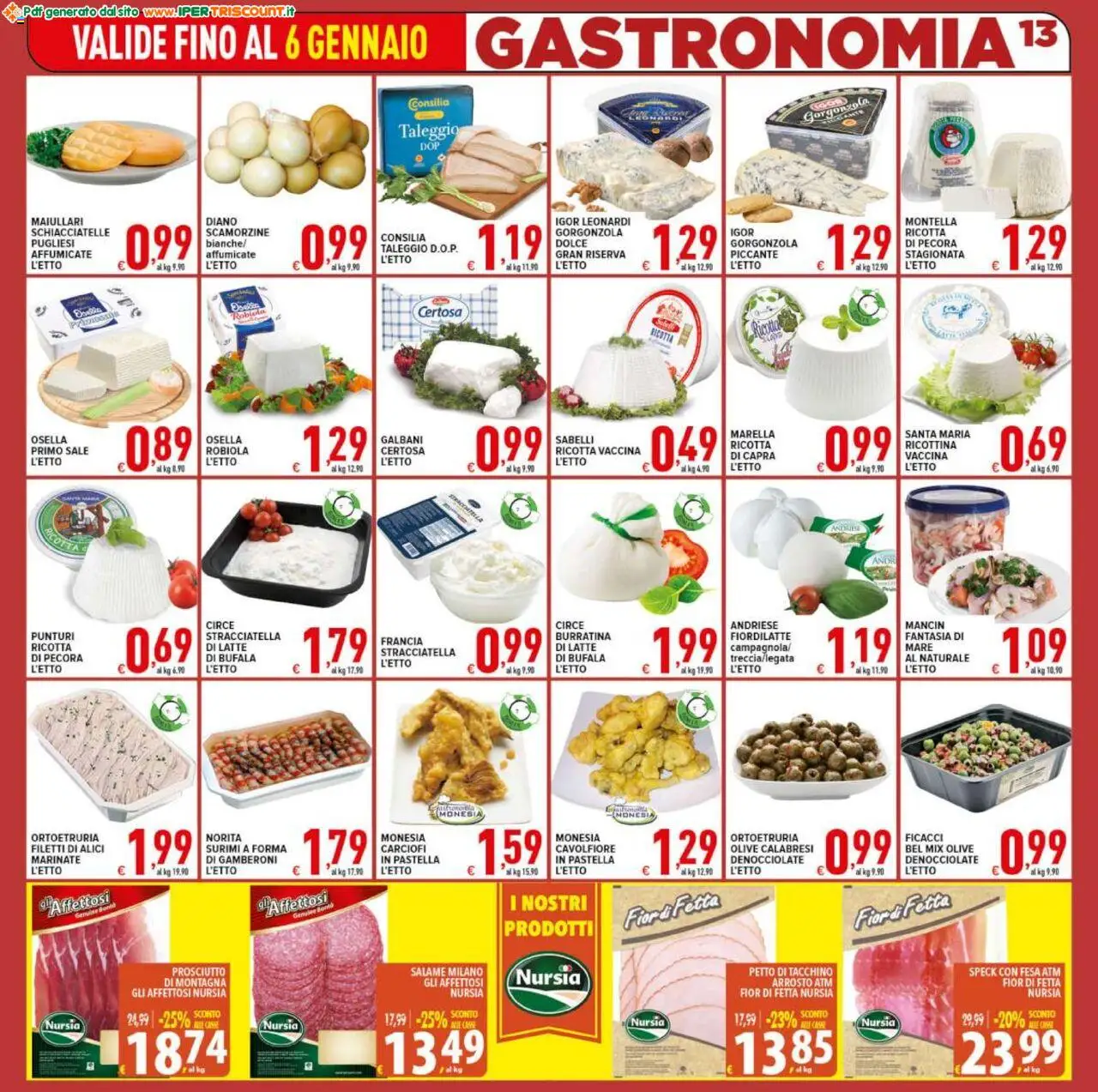 Ipertriscount volantino dal 27/12/2024 Volantino Fonte Nuova