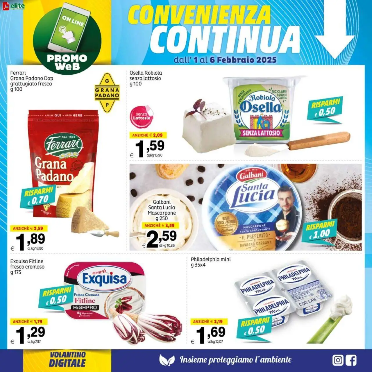 Elite Supermercati volantino dal 01/02/2025 Promo Web - Convenienza Continua