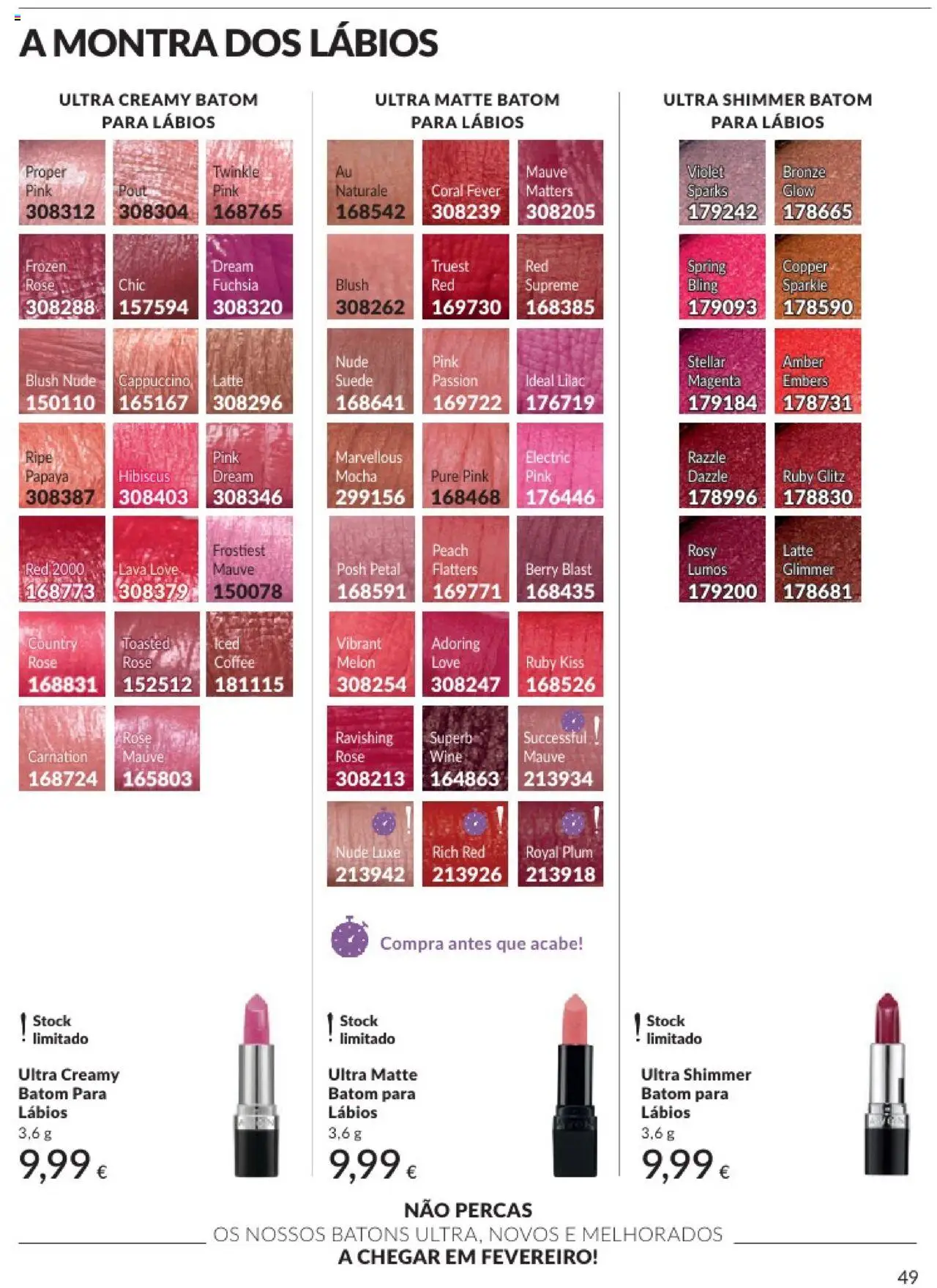 Avon folheto a partir de 01/01/2025 Campanha 1