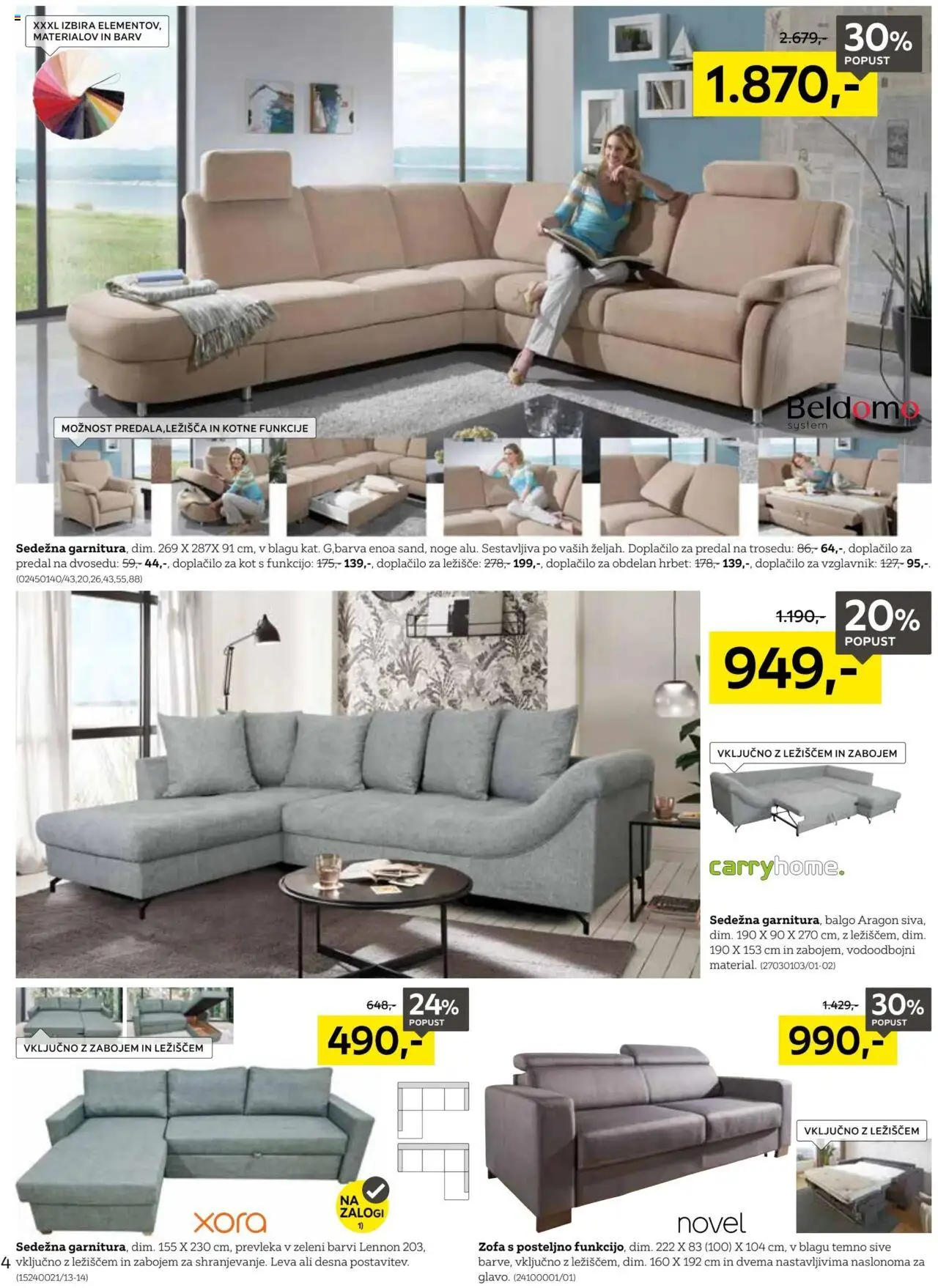 XXXL Lesnina katalog od 13.01.2025 Katalog vrhunska kakovost po najboljših cenah (2025-01-13 - 2025-01-30)