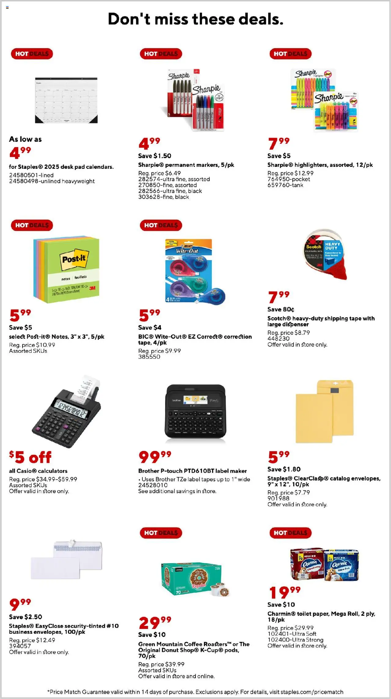 Staples offer from 01/26/2025 Weekly Ad