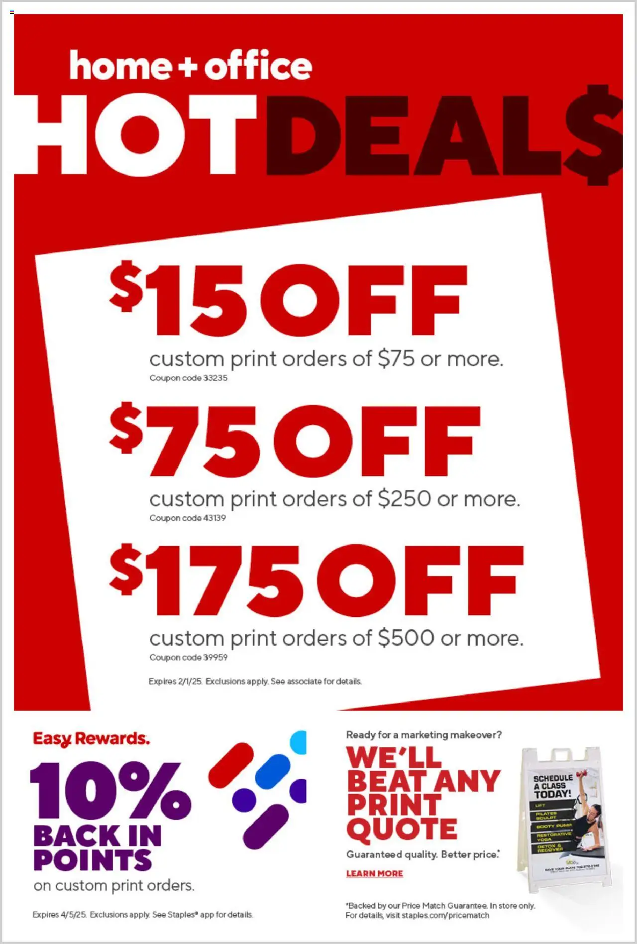 Staples offer from 01/26/2025 Weekly Ad