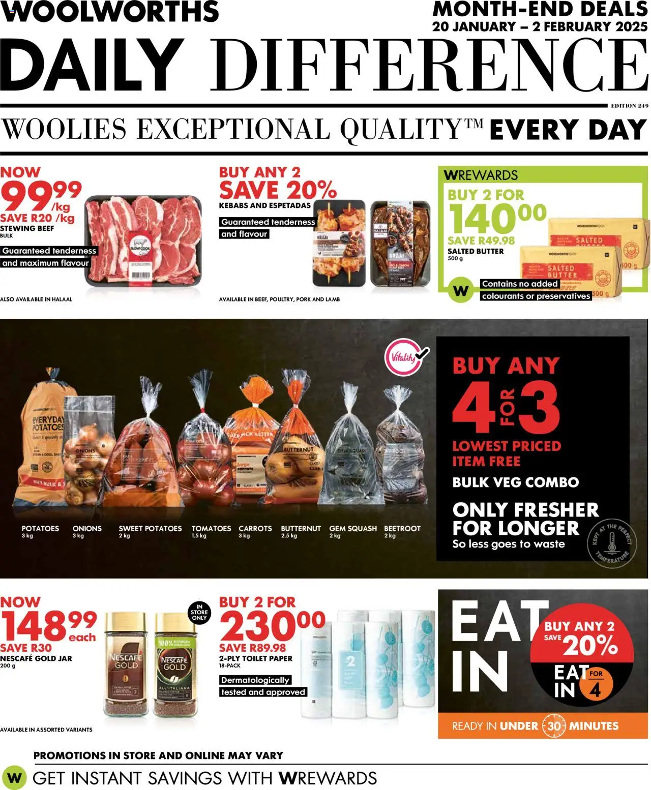 Woolworths special from 20/01/2025 Specials