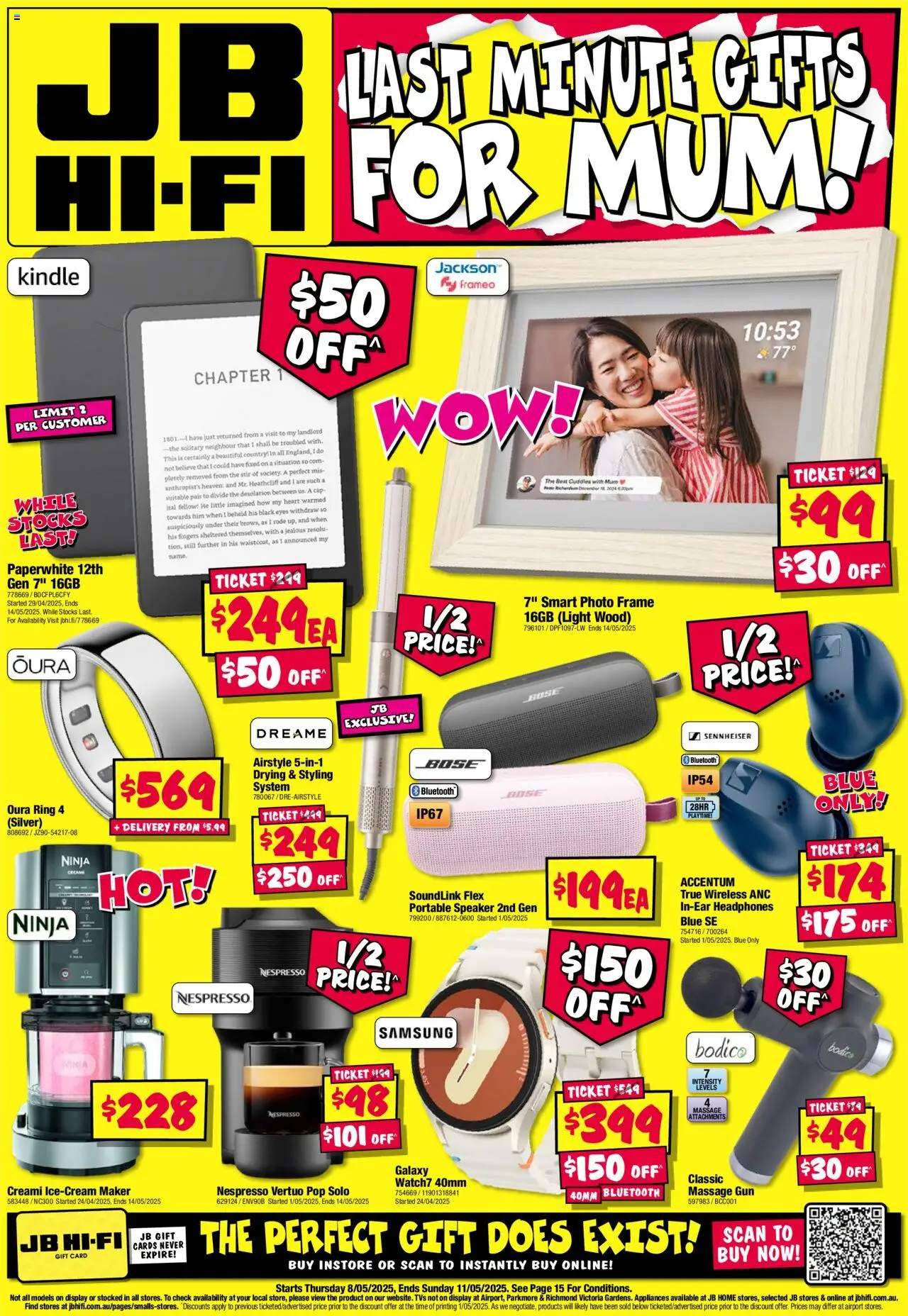 JB Hi-Fi - Last Minute Gifts for Mum! (08/05/2025 - 11/05/2025) | 1