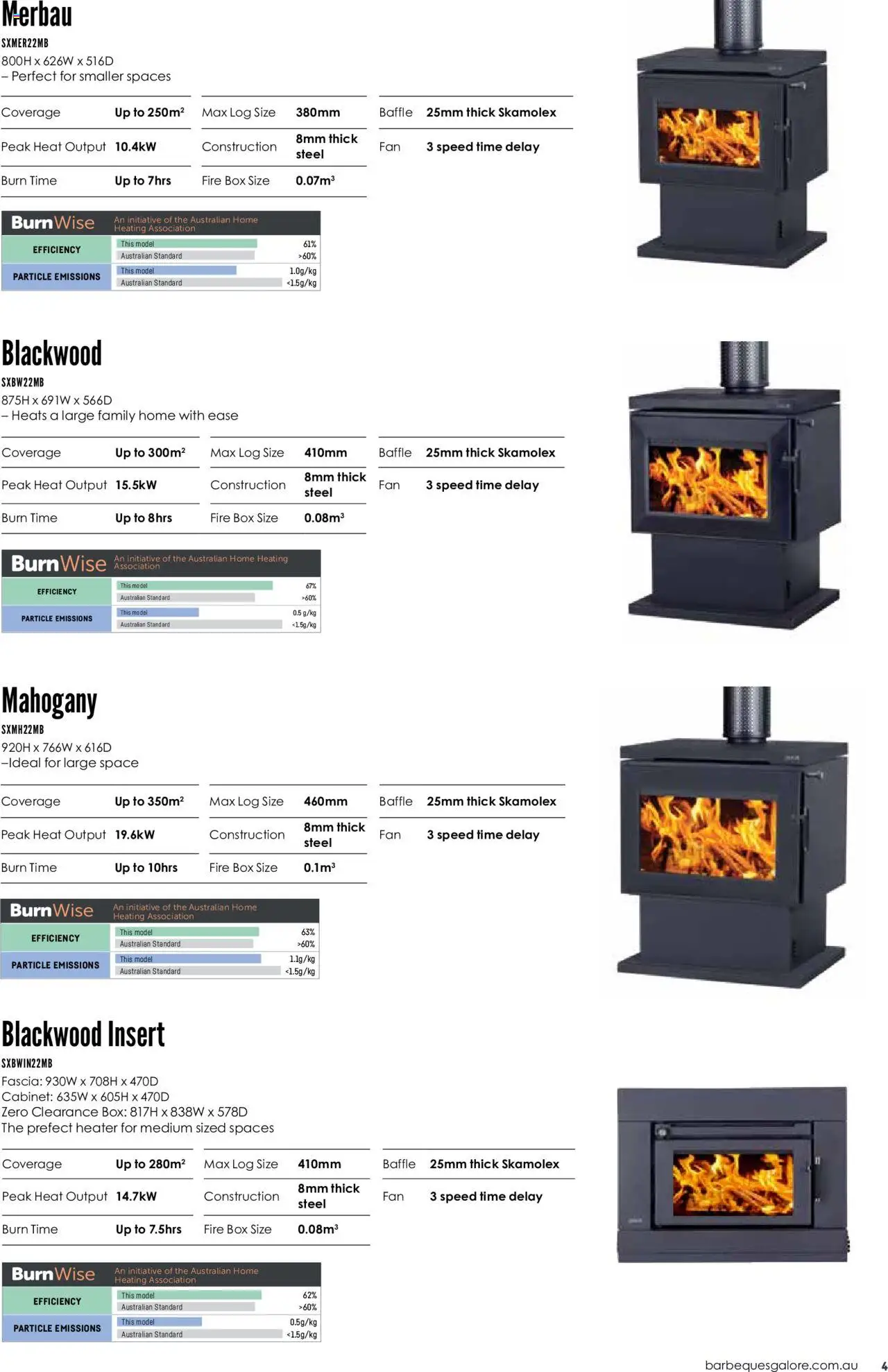 Barbeques Galore Wood Heating Collection 2023