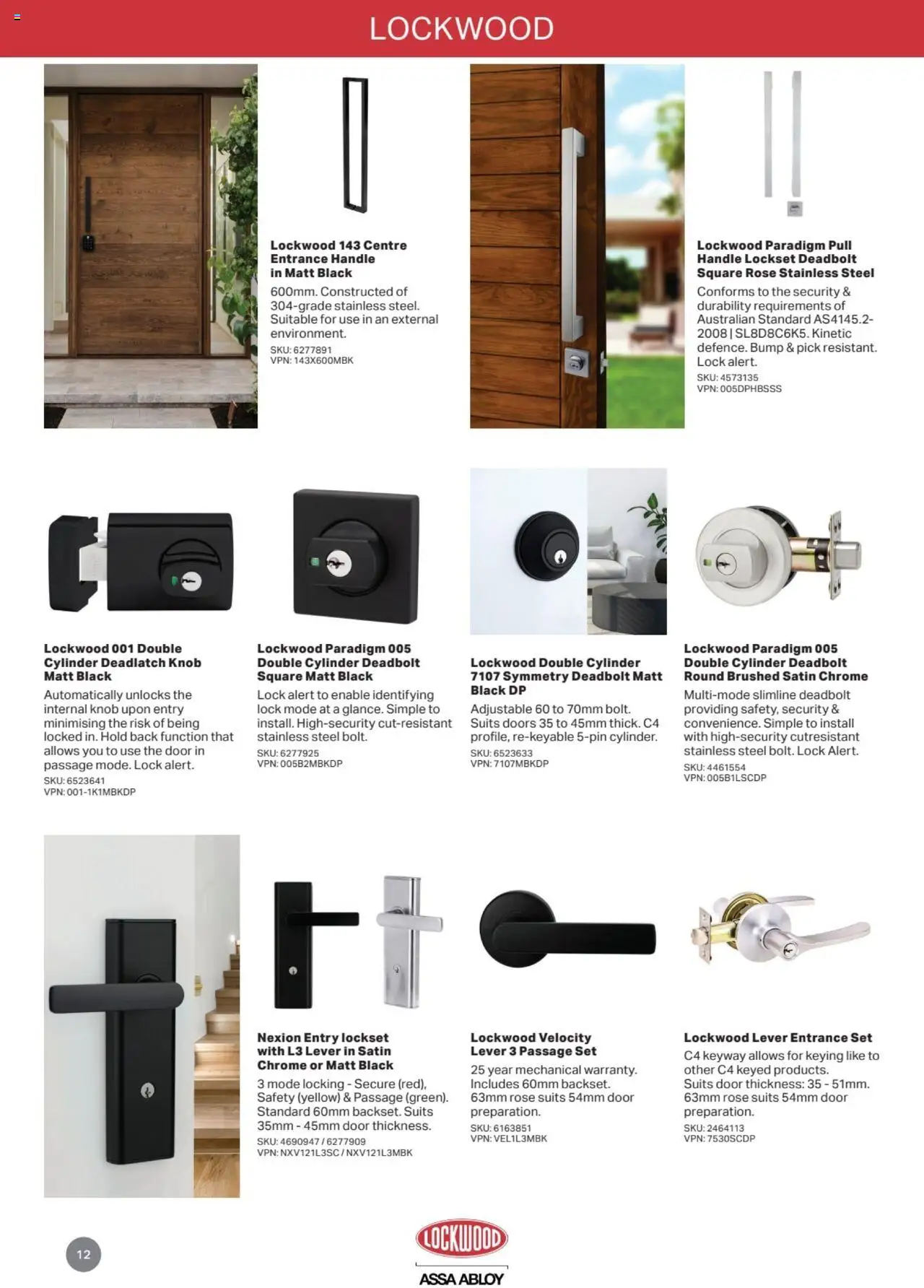 Mitre 10 Door & Door Furniture Selection Guide 2024