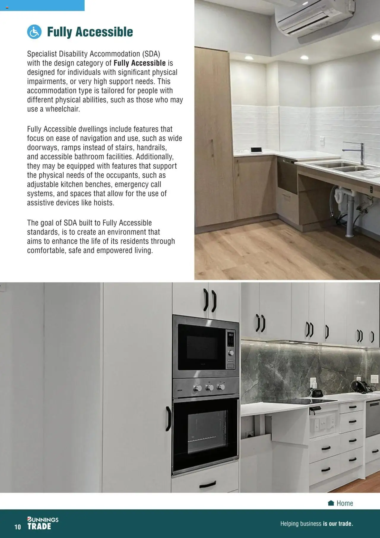 Bunnings Warehouse Assisted Living Brochure