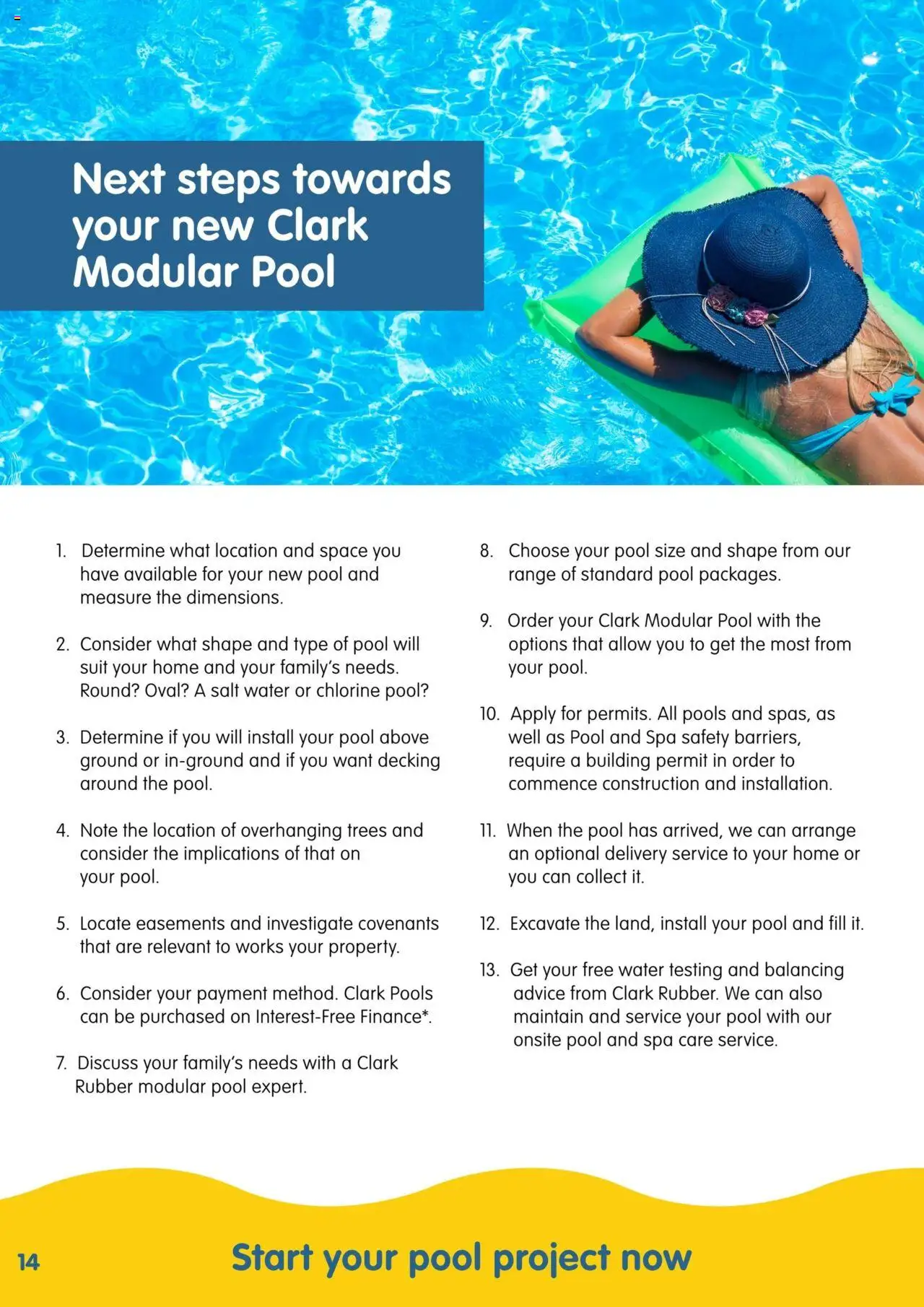 Clark Rubber Pool Guide