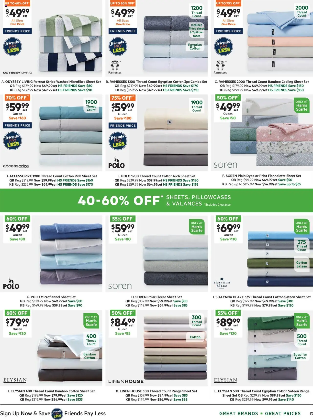 Harris Scarfe Catalogue