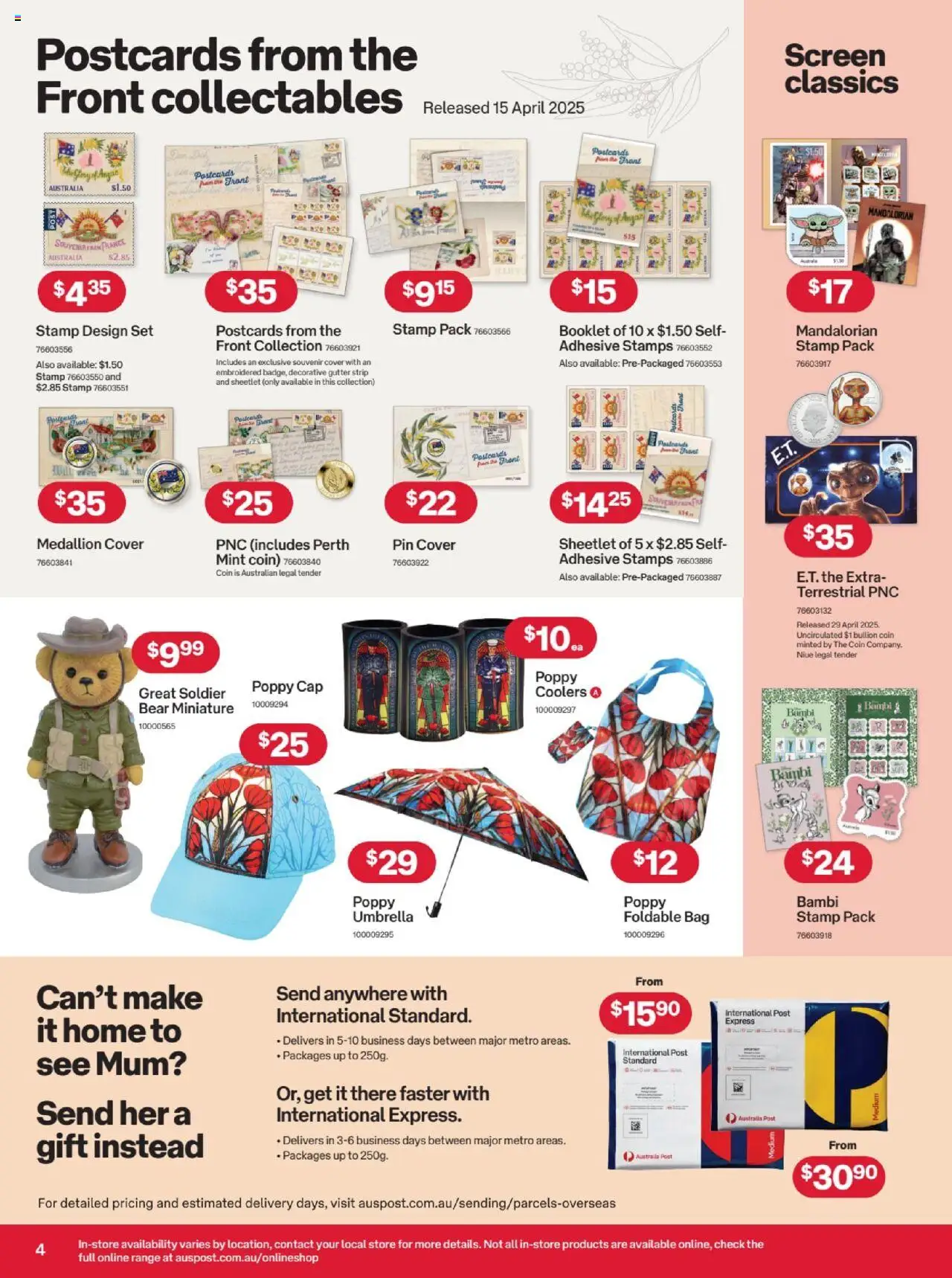Australia Post Catalogue For All The Mums