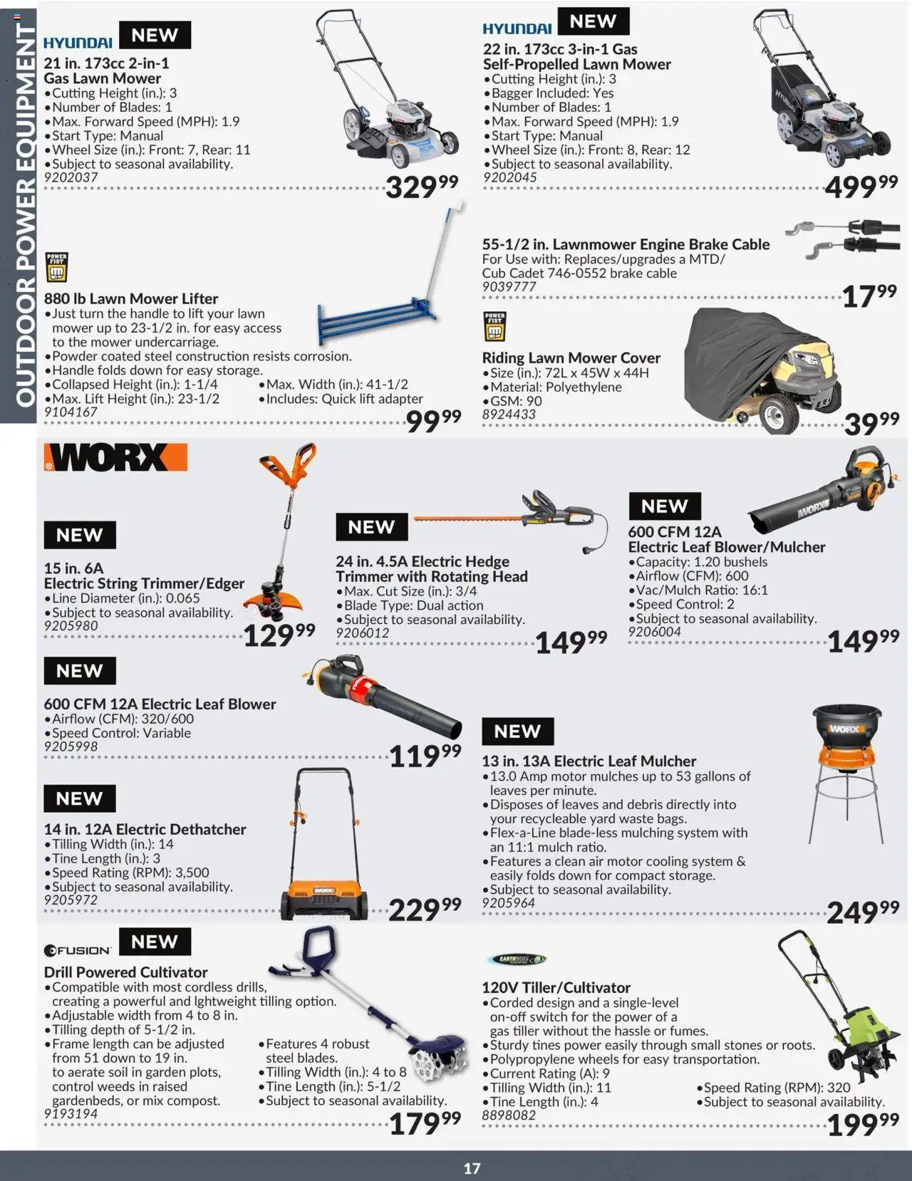 Princess Auto - Catalogue - Outdoor power equipment