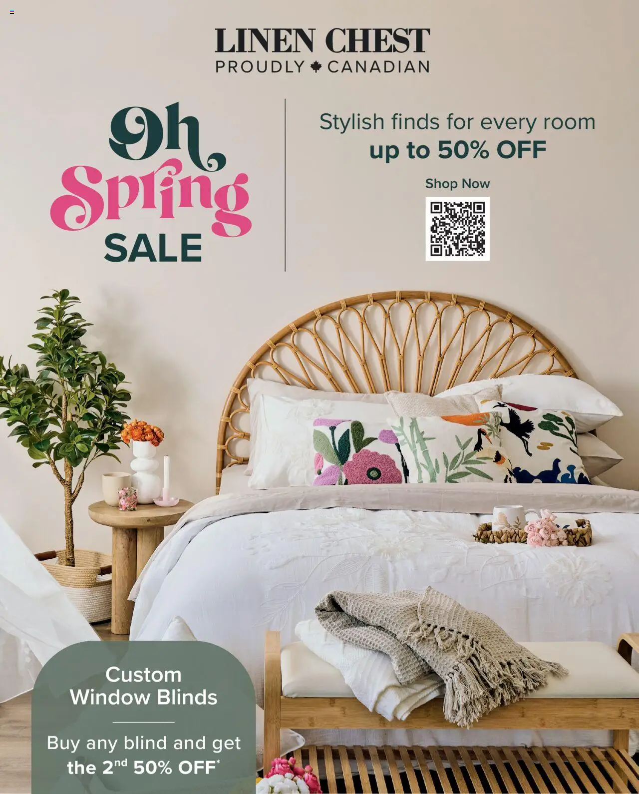 Linen Chest flyer / circulaire
