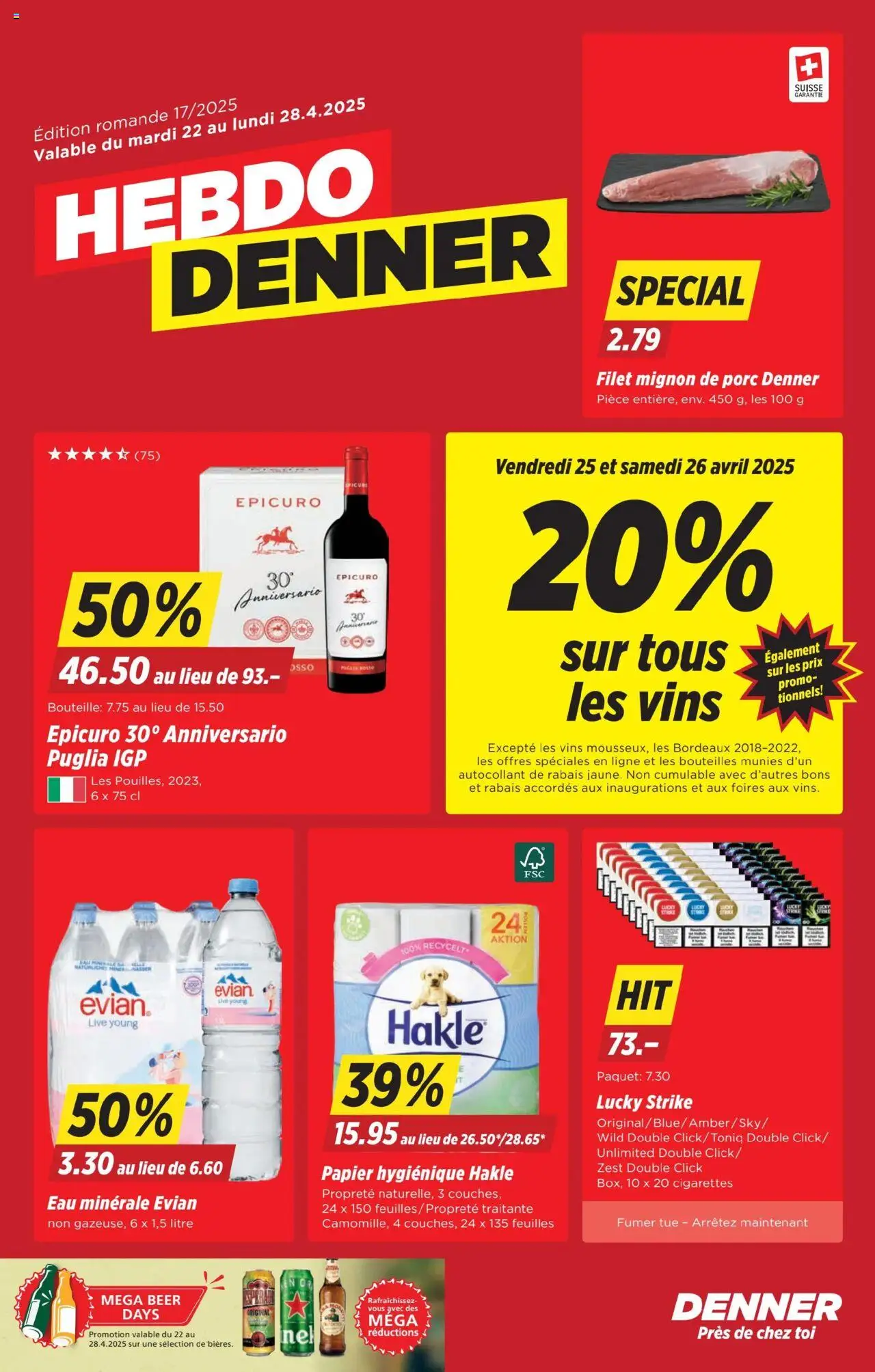 Denner Aktionen FR