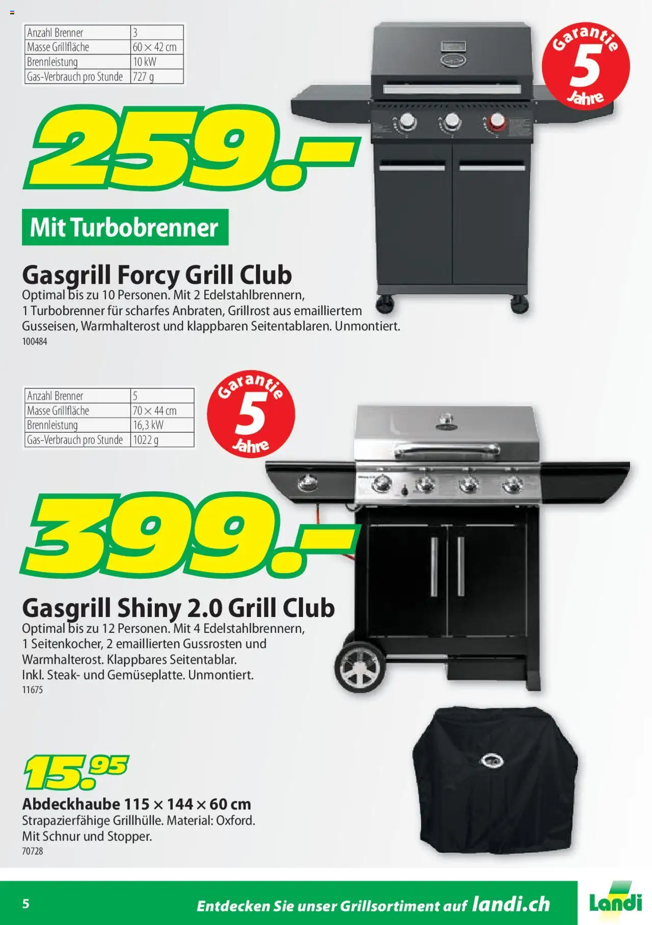 Landi Aktionen BBQ Grill Club
