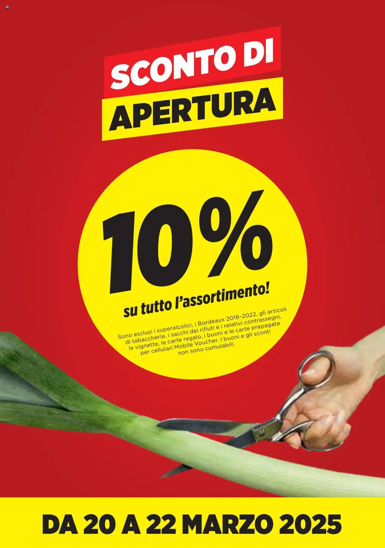 Denner Aktionen Offerte per la nuova apertura