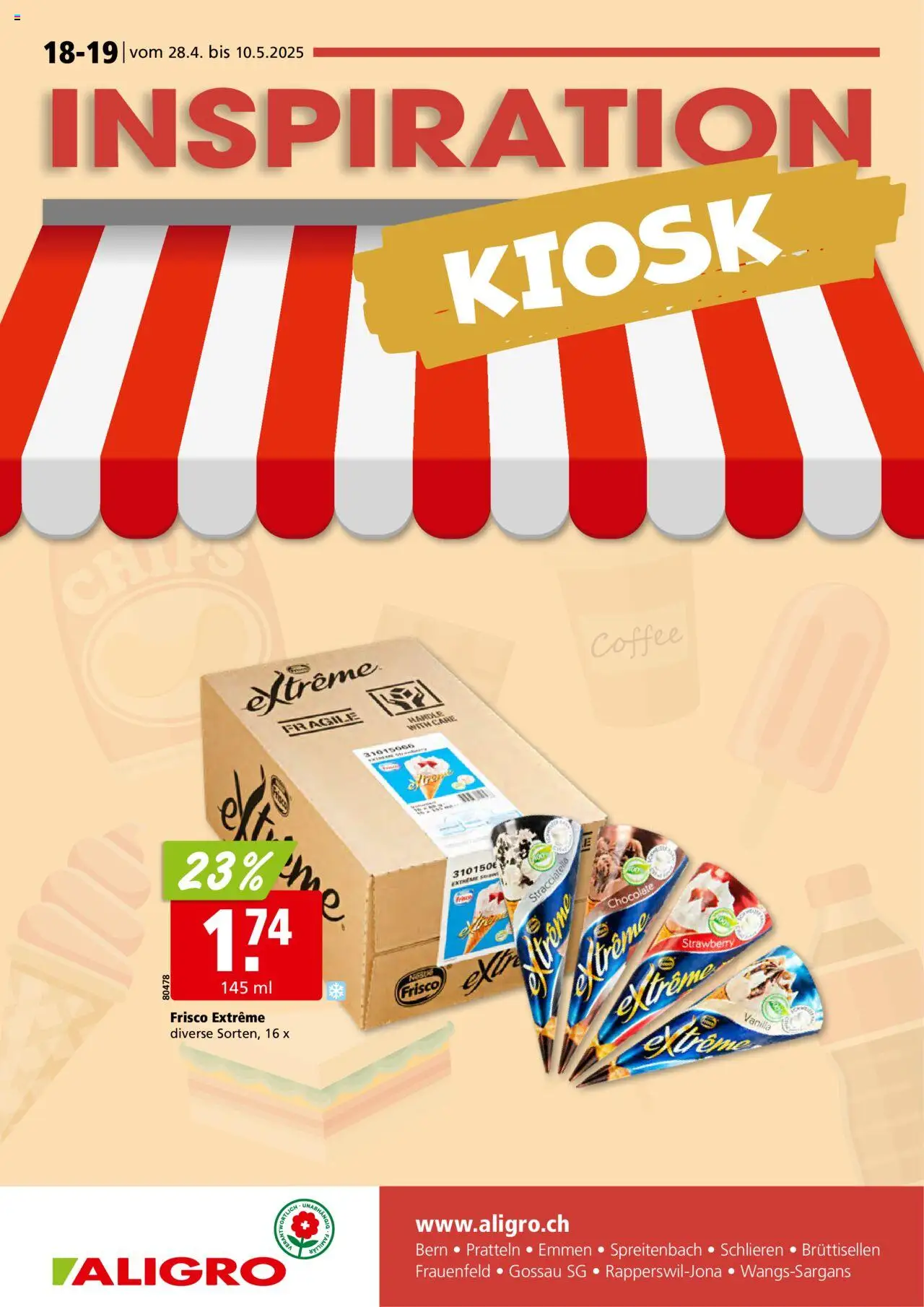 Aligro Aktionen Inspiration Kiosk (28.04.2025 - 10.05.2025) | 1