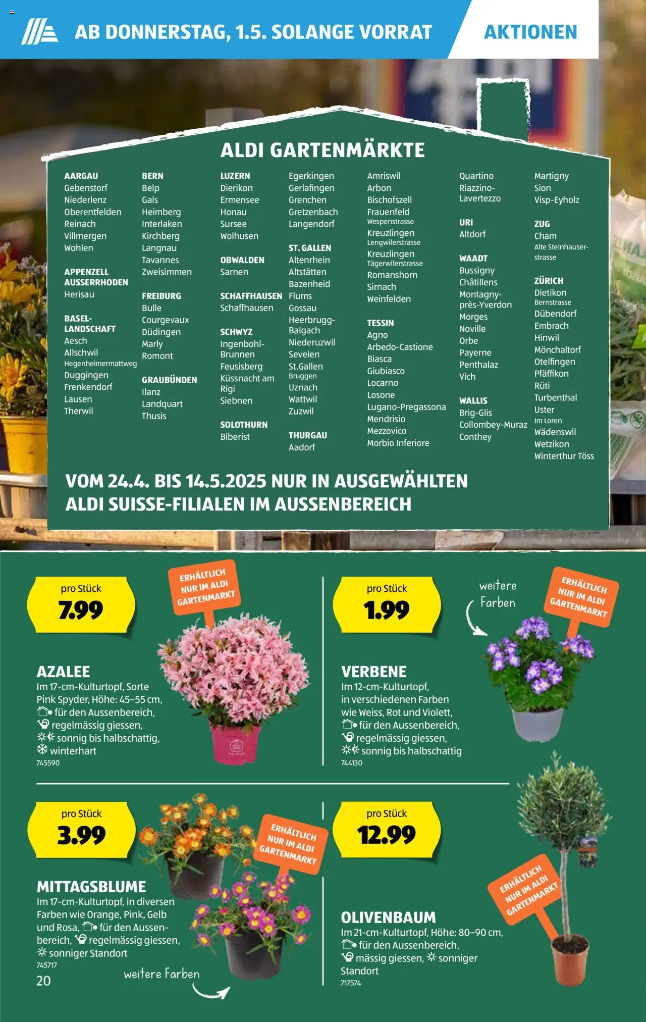 Aldi Aktionen (01.05.2025 - 07.05.2025)