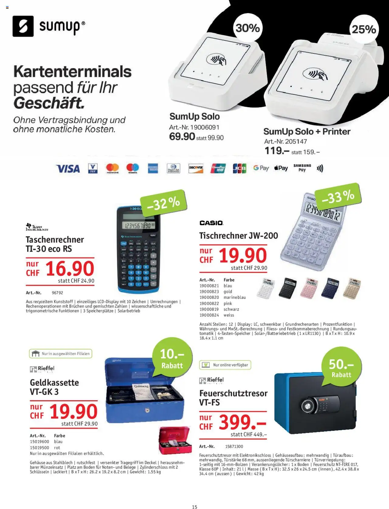 Office World Aktionen
