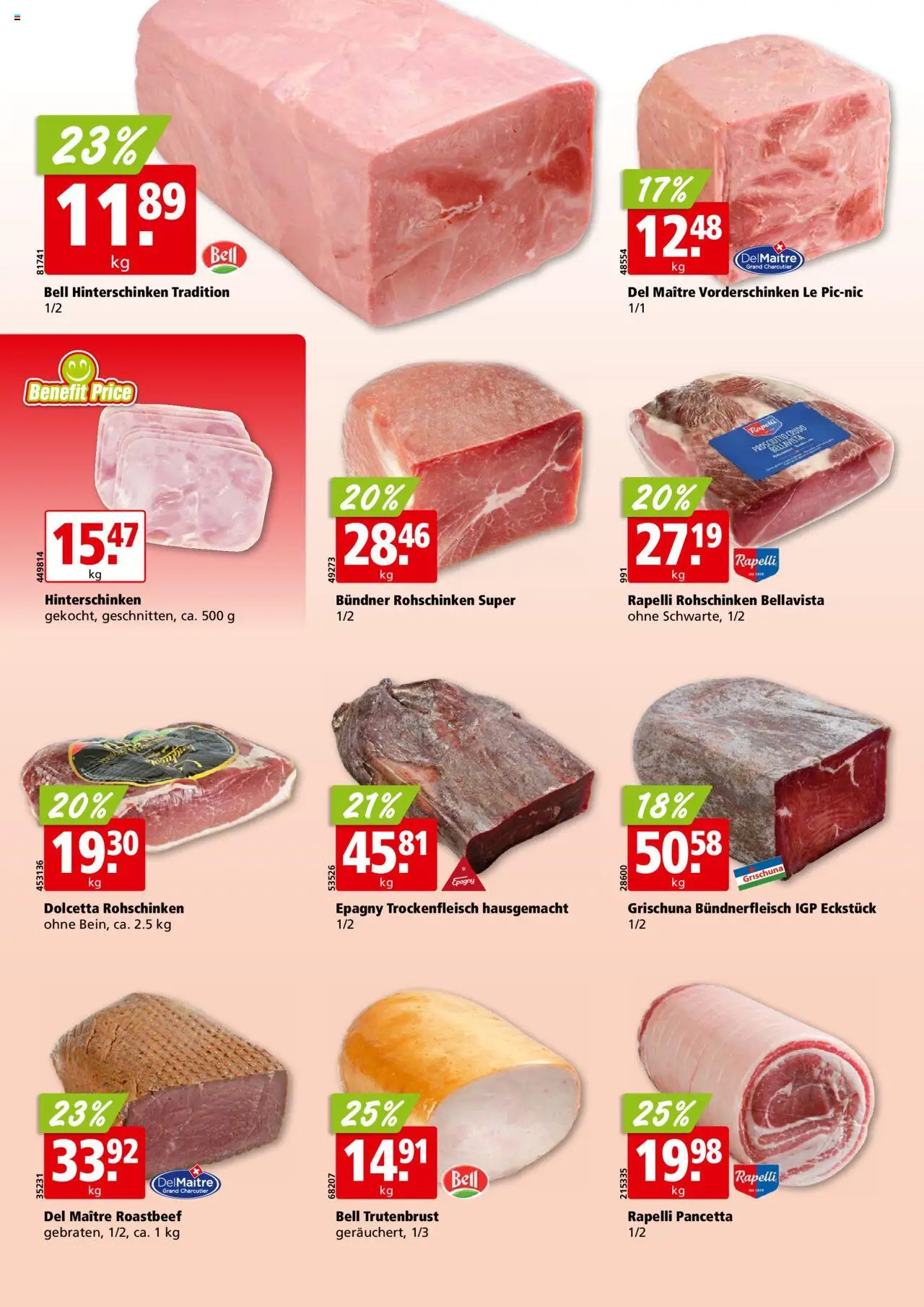 Aligro Aktionen - Chavannes, Matran, Genf, Sitten (12.05.2025 - 17.05.2025)