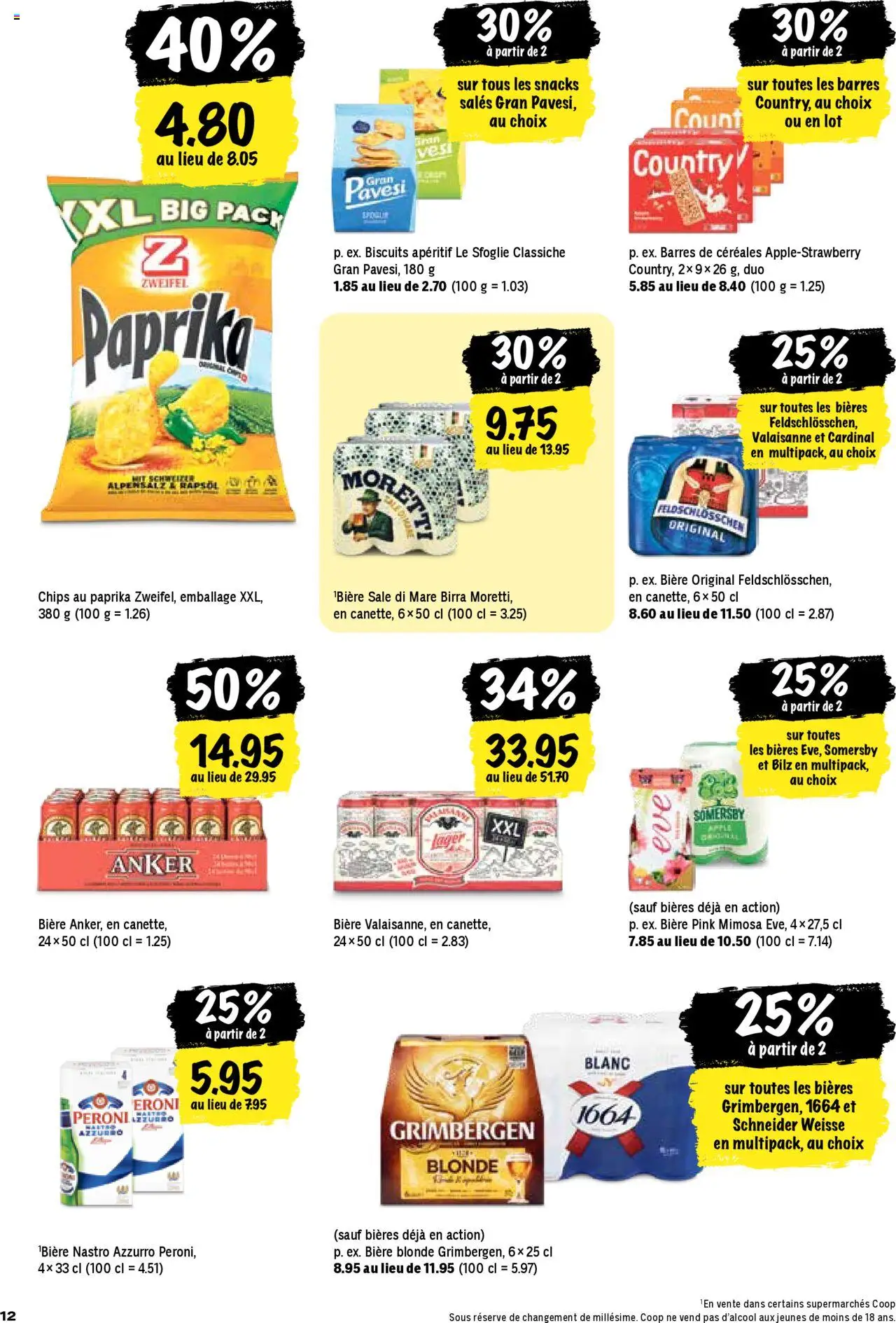 Coop - Les actions de la semaine (27.05.2025 - 04.06.2025)