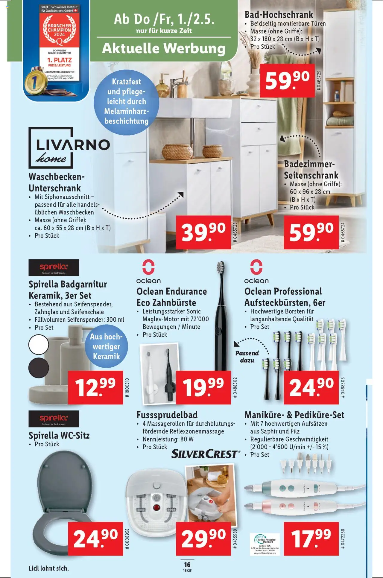 Lidl Aktionen (01.05.2025 - 07.06.2025)