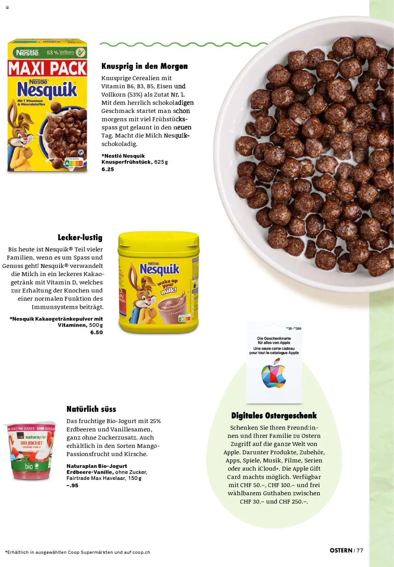 Coop Aktionen Ostern Fest