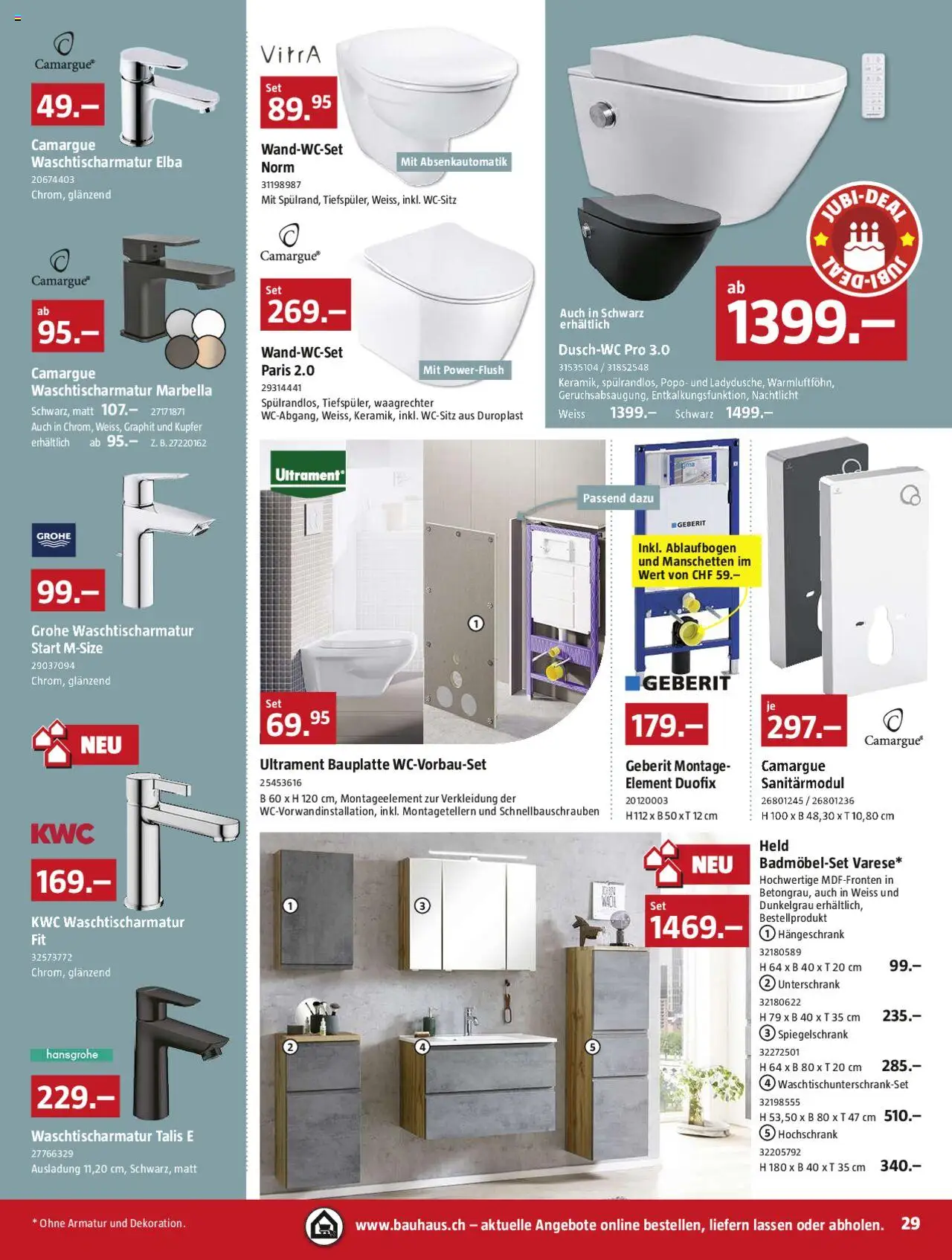 Bauhaus Aktionen (26.05.2025 - 29.06.2025)