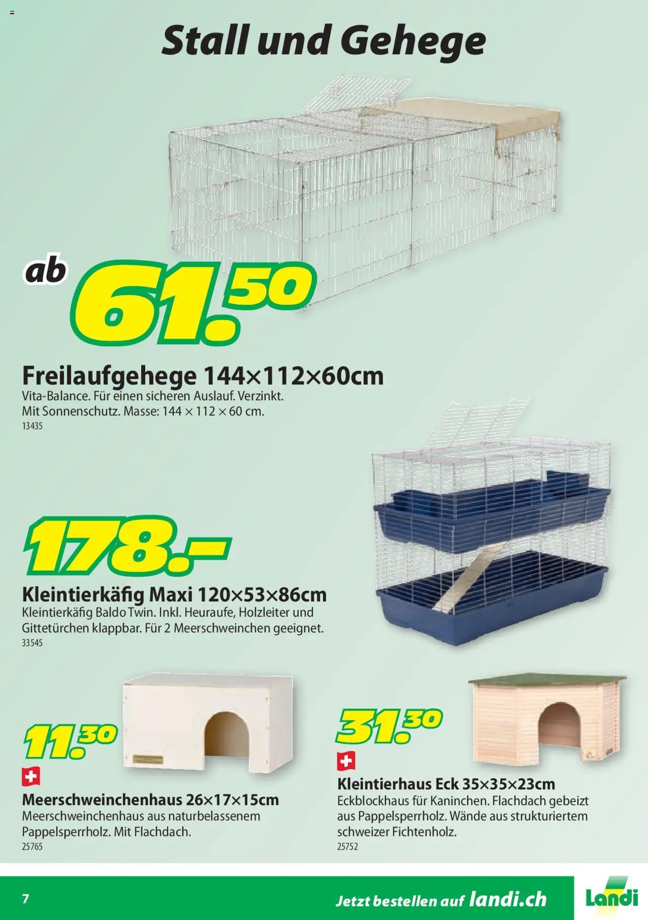 Landi Aktionen Nager / Vita-Balance