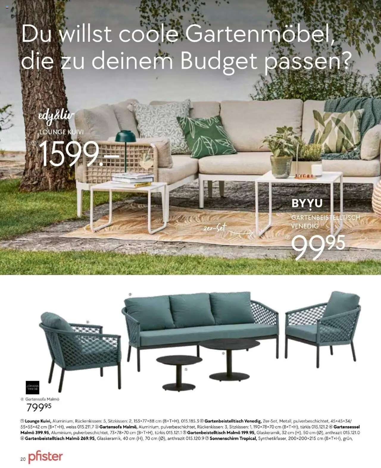 Pfister Aktionen Garten 2025 (von Dienstag 18.03.2025)