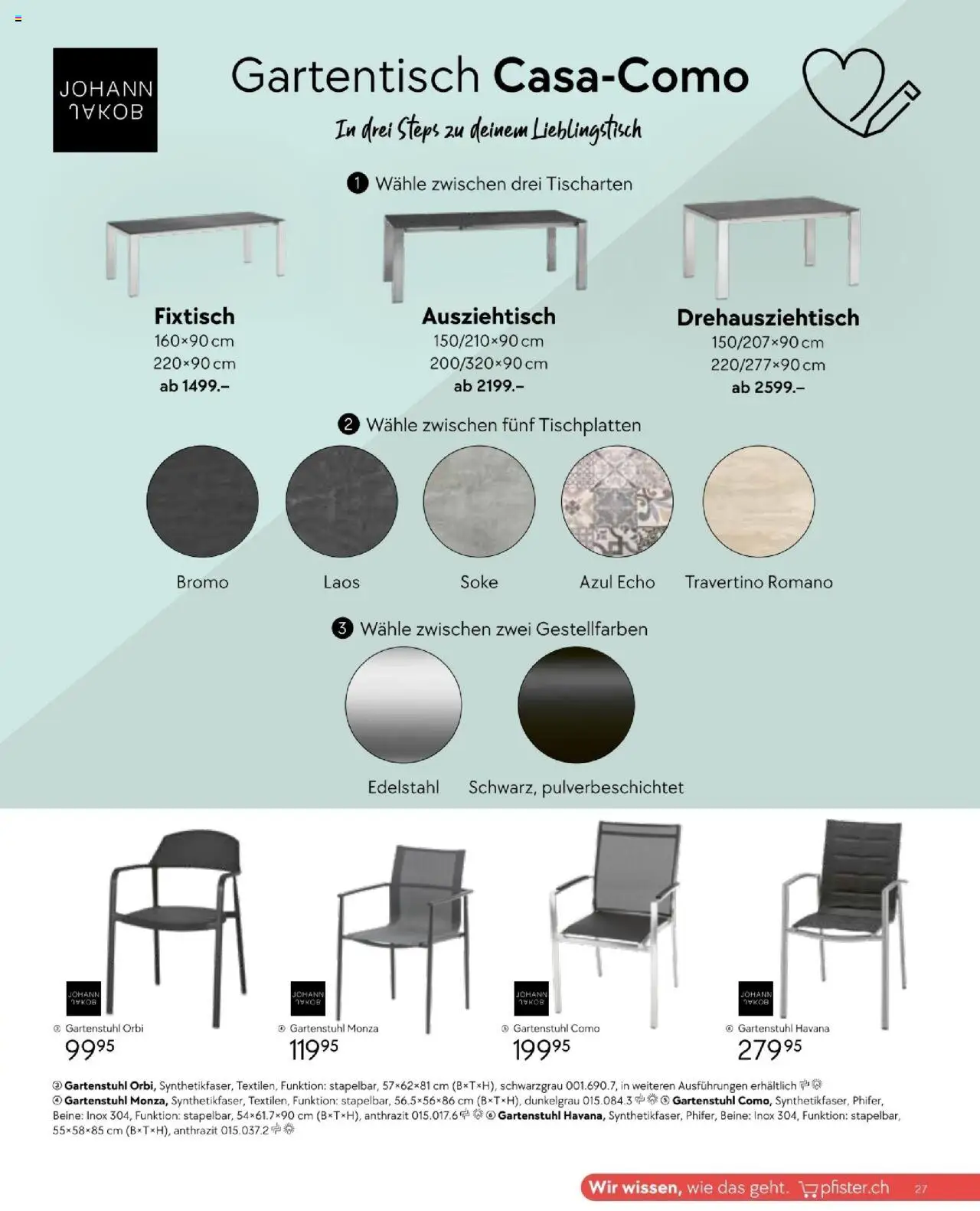 Pfister Aktionen Garten 2025 (von Dienstag 18.03.2025)