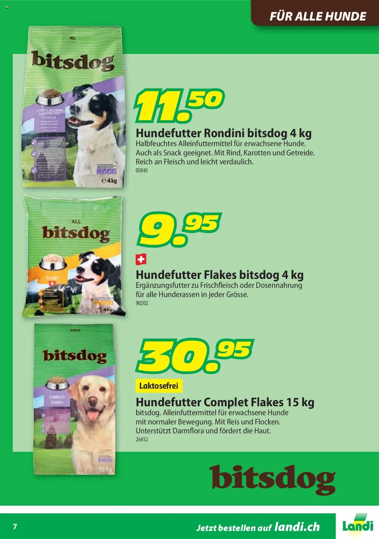 Landi Aktionen bitsdog
