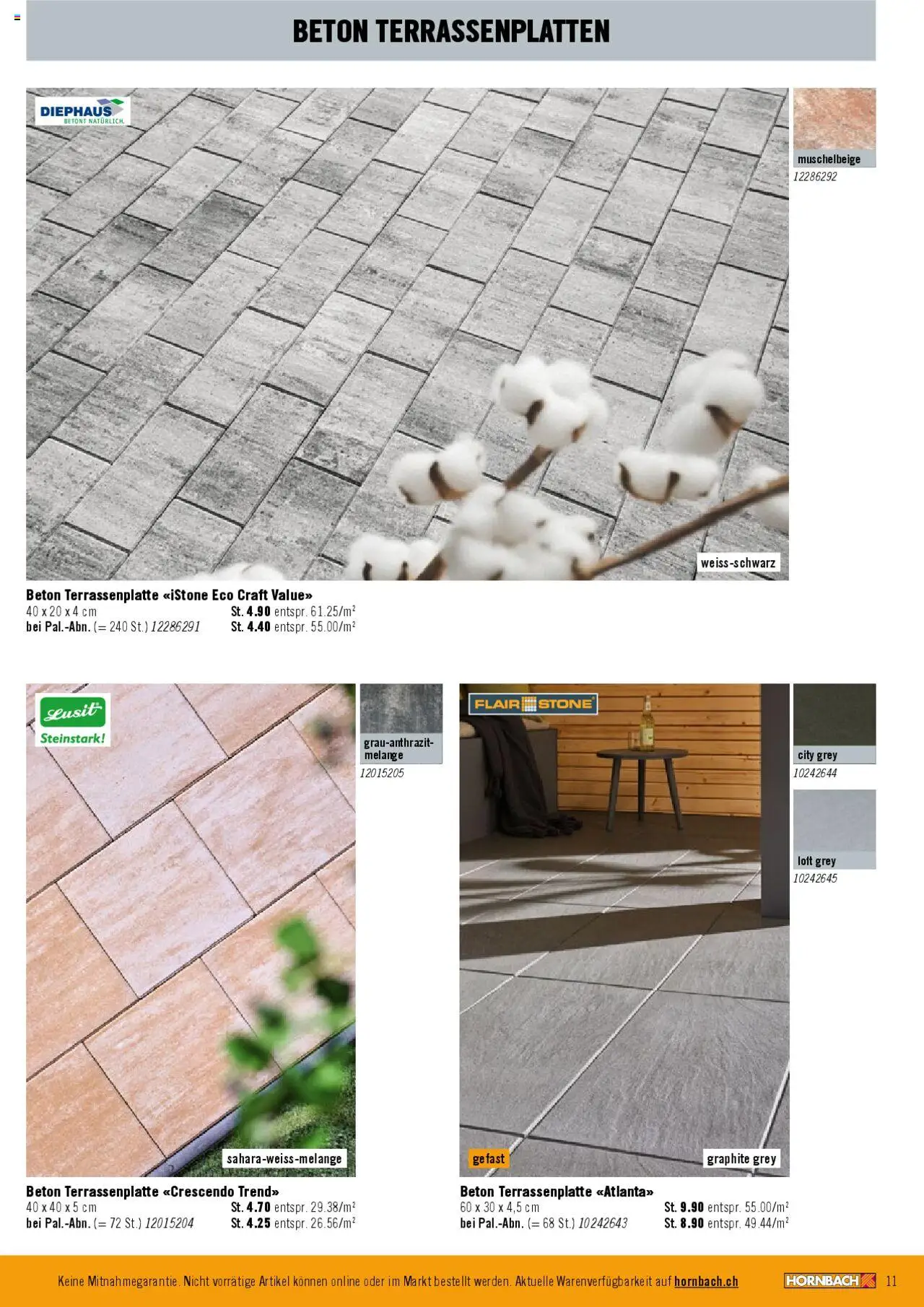 Hornbach Aktionen Garten- & Terrassengestaltung