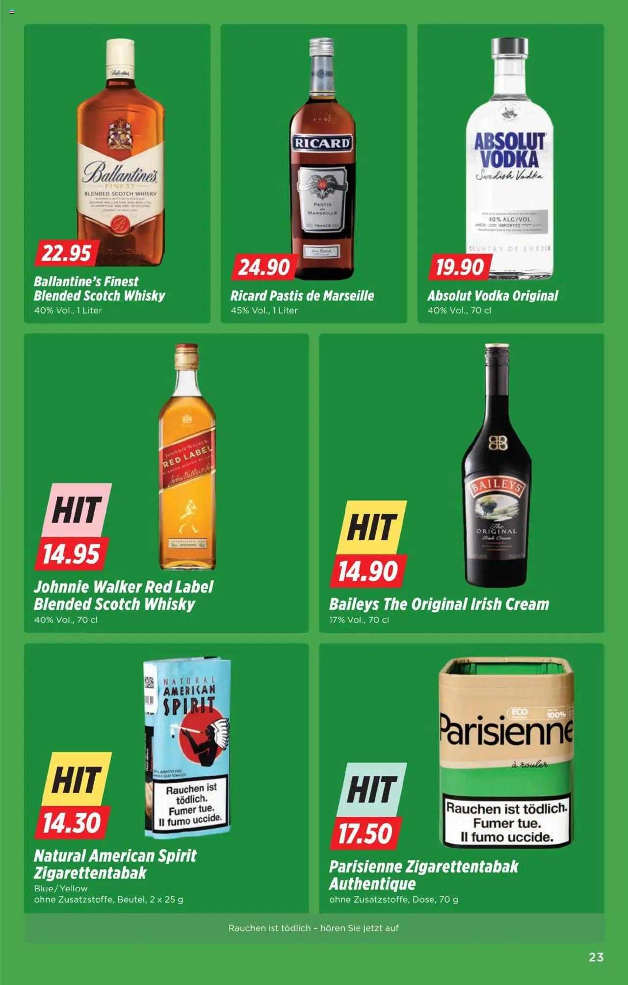 Denner Aktionen
