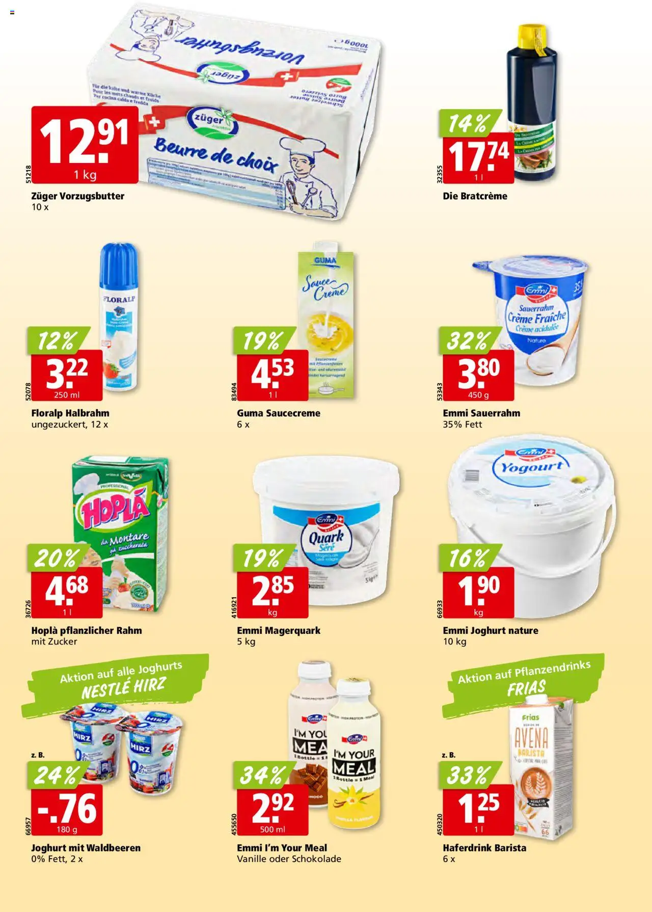 Aligro Aktionen