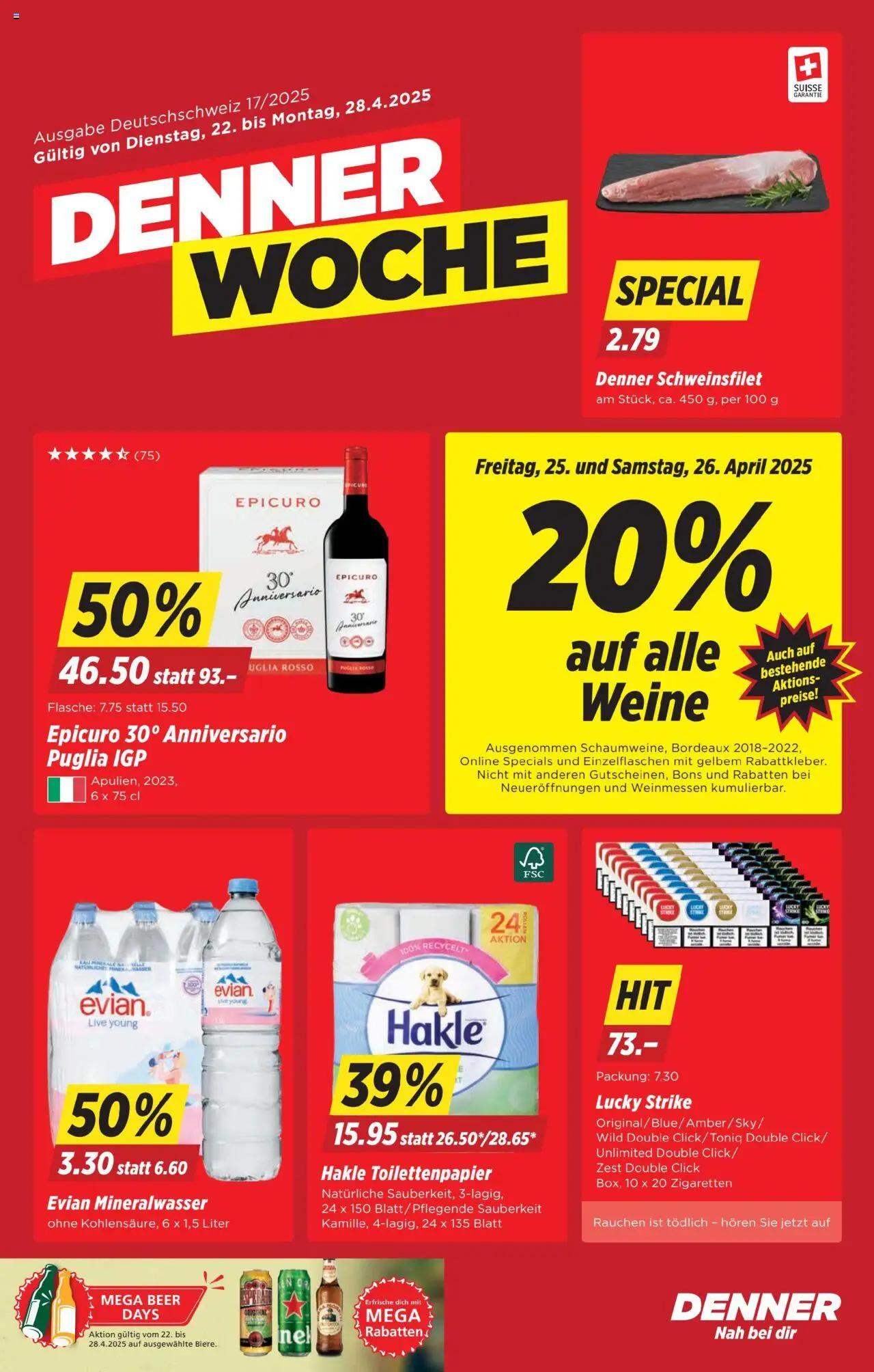 Denner Aktionen