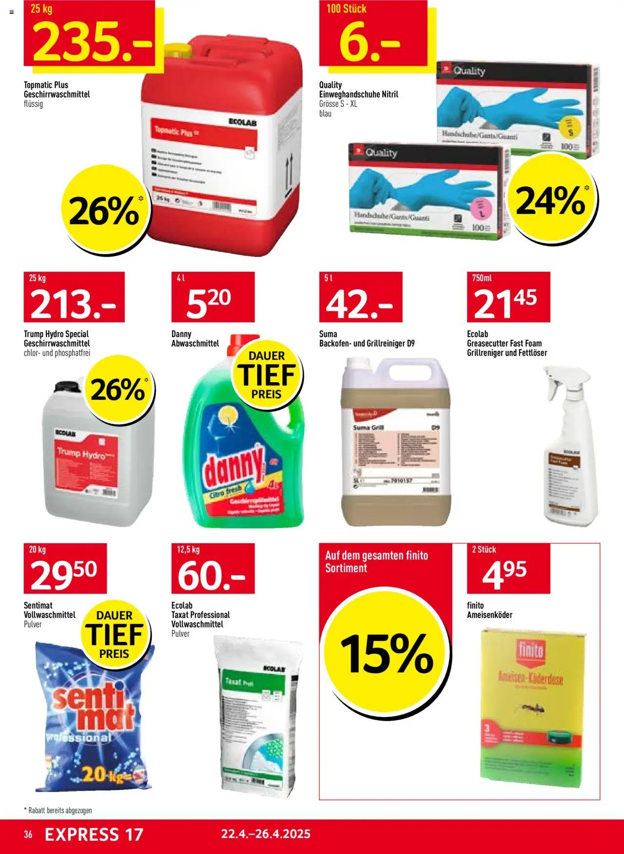 Prodega Aktionen