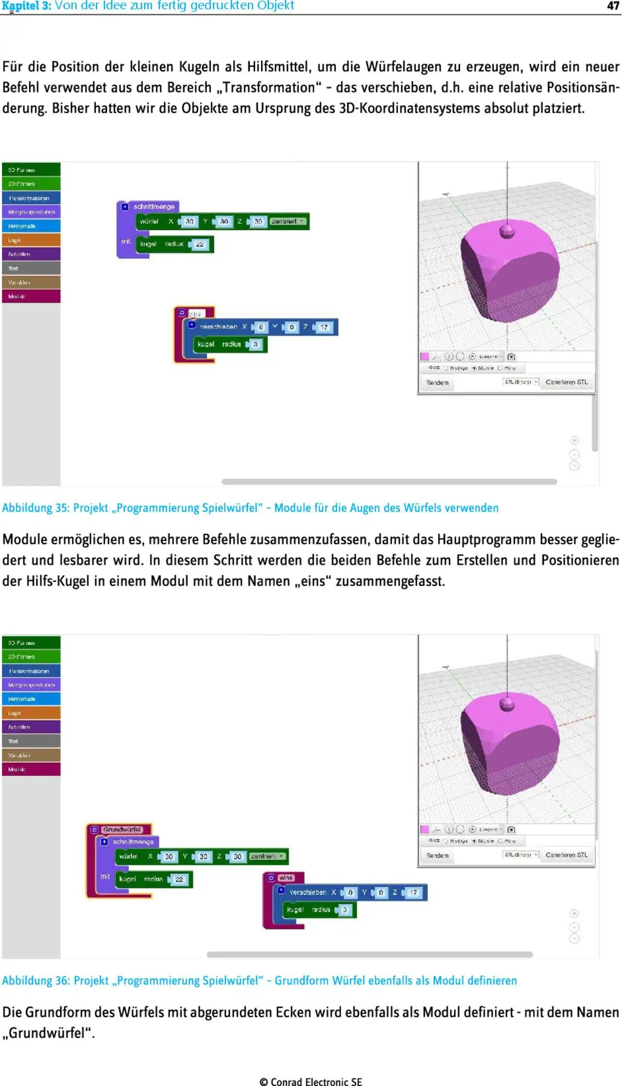 Conrad Aktionen 3D-Druck - Handbuch (von Mittwoch 14.05.2025)