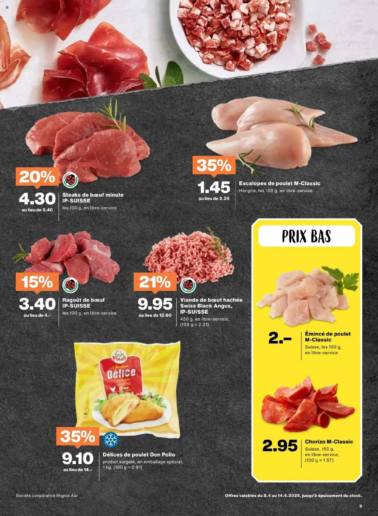 Migros Aktionen FR