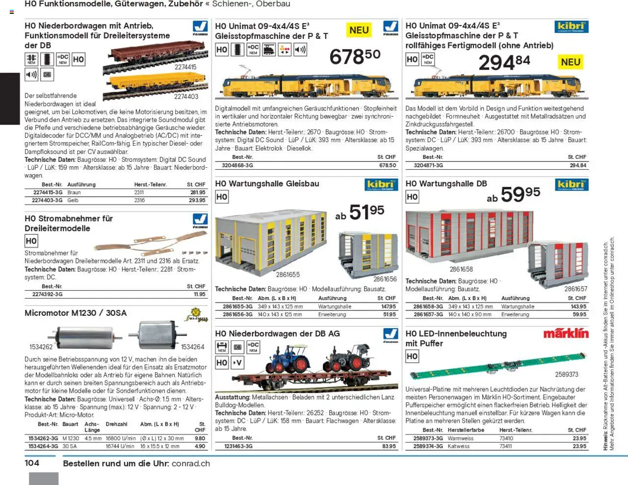 Conrad Modellbahn Katalog 2024/25